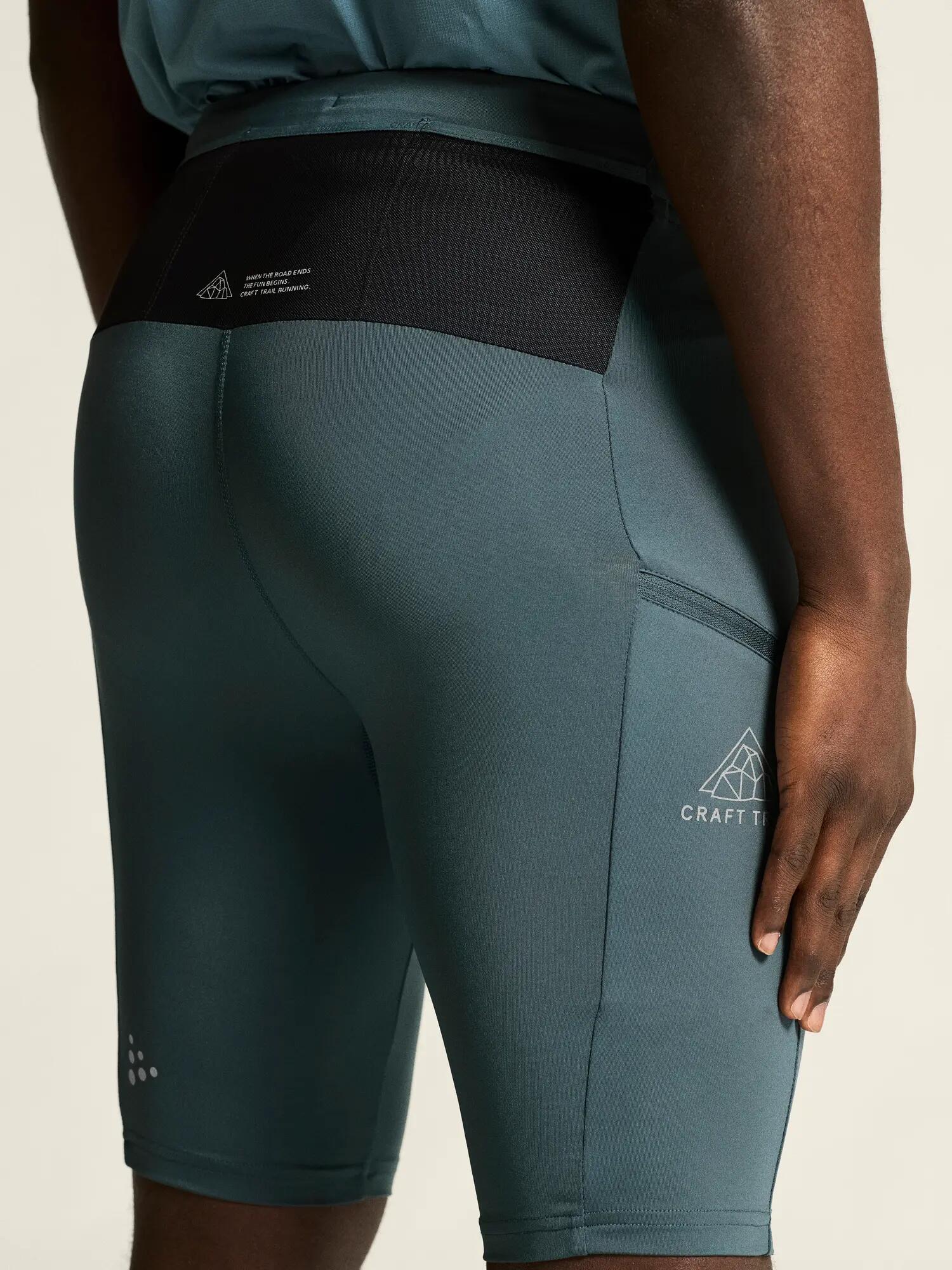 craft PRO Trail Short Tights 2 M – collant court trail performant – Orion 6/7