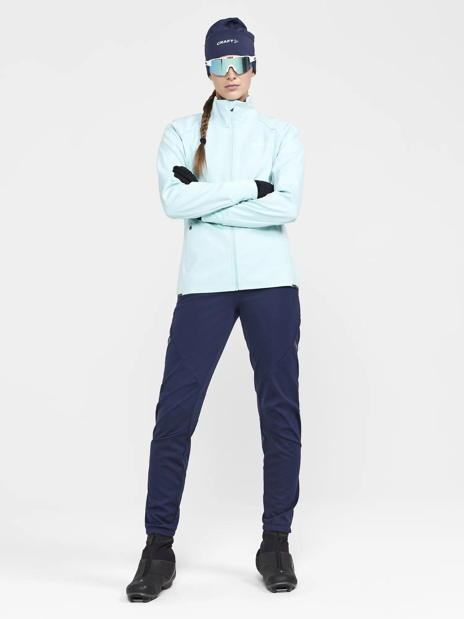 craft CORE Essence Nordic Pants W – Calças softshell feminino Regular – Blaze 3/5