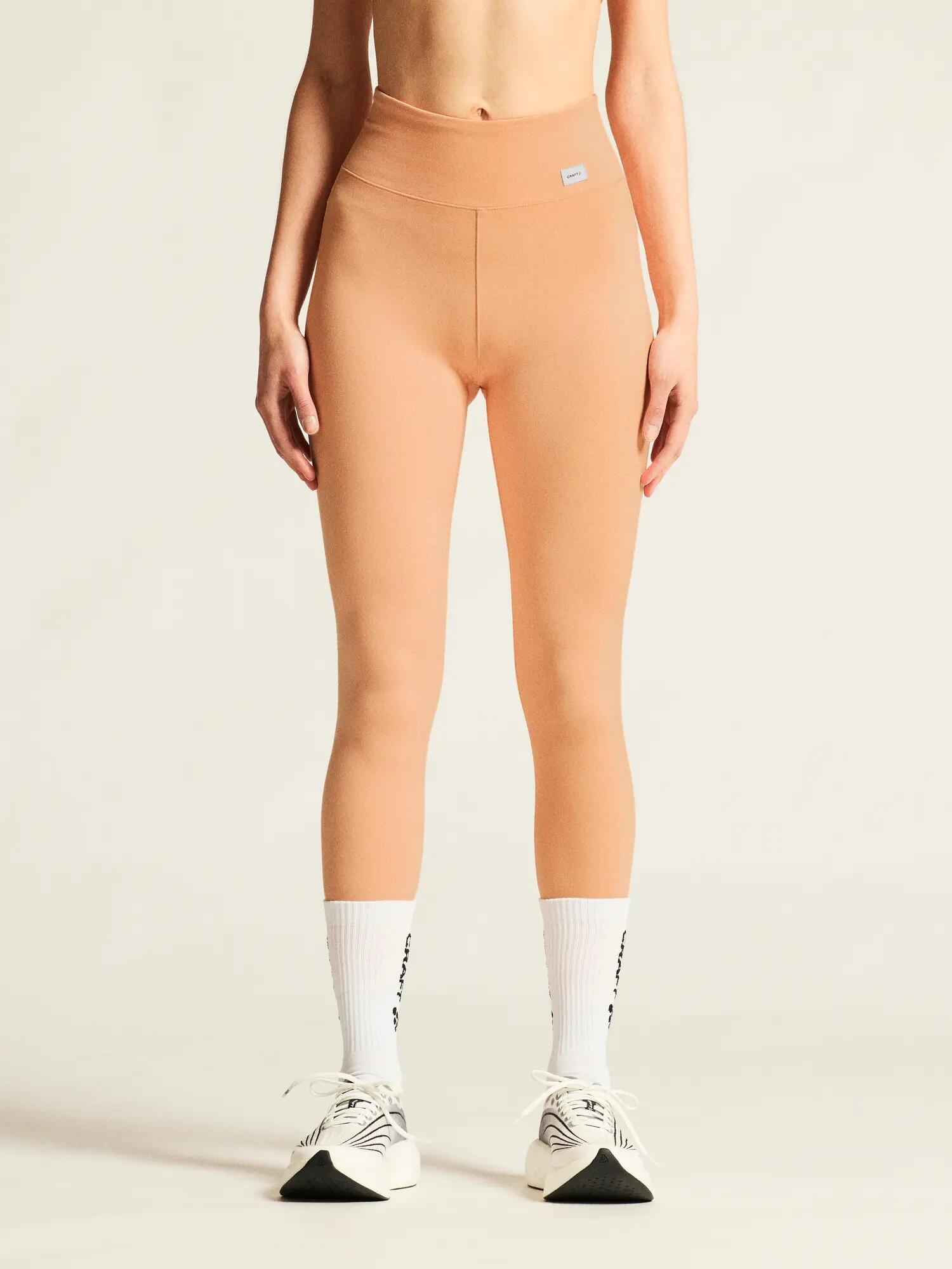 craft Collective 7/8 Tights W – hoge taille, gerecycled materiaal – Apricot 5/7