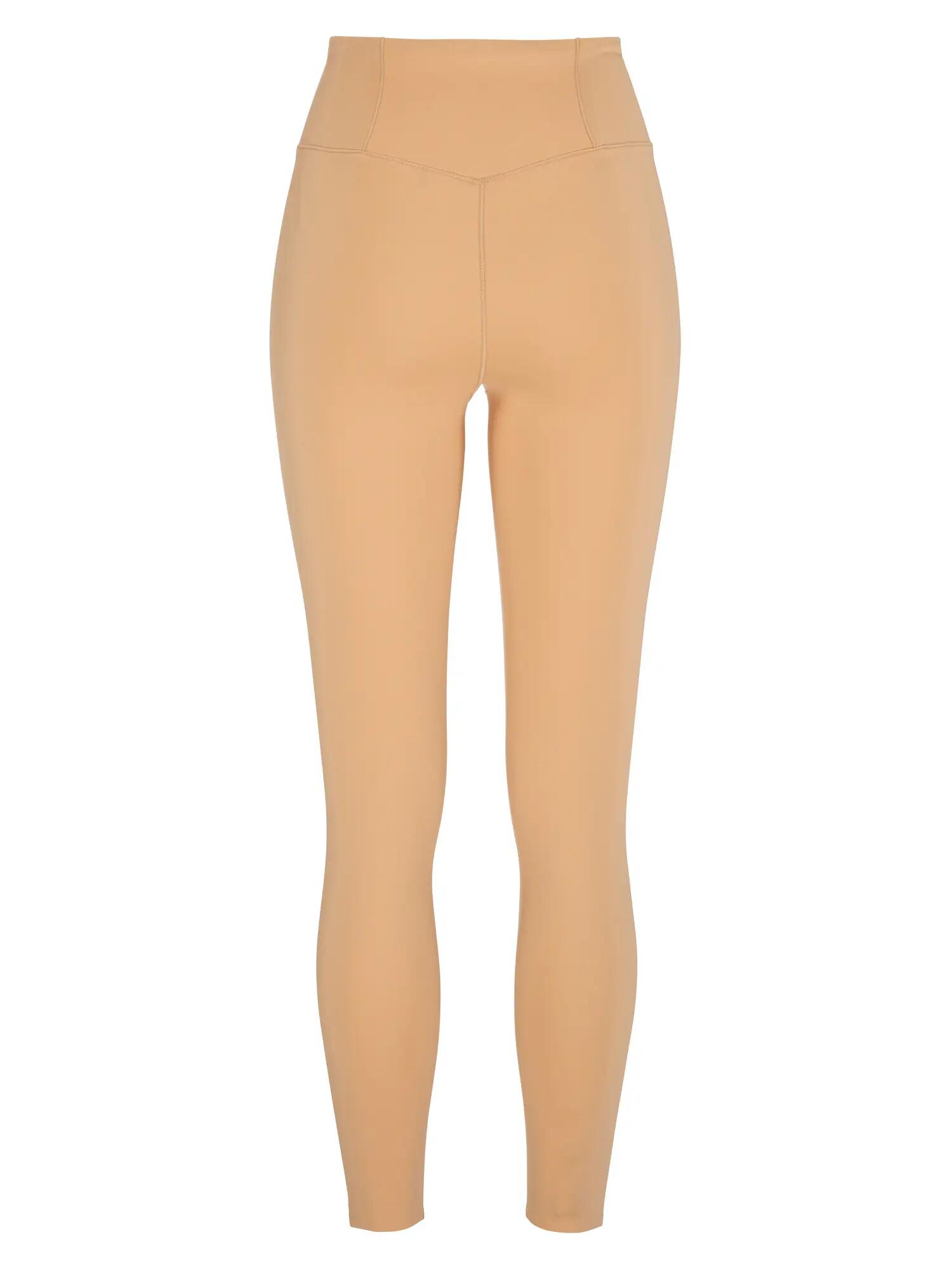 craft Collective 7/8 Tights W – hoge taille, gerecycled materiaal – Apricot 2/7