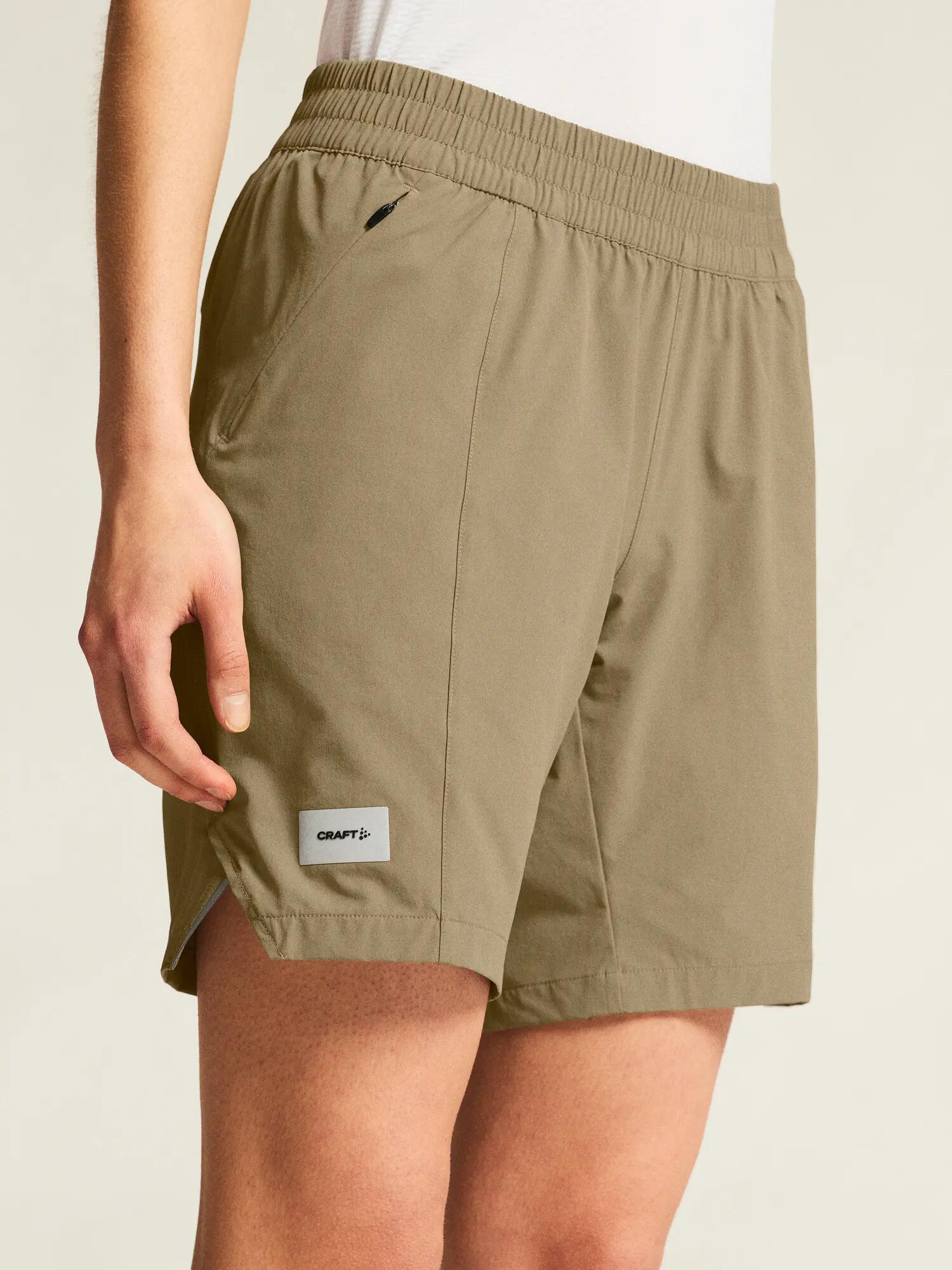 craft Everyday Shorts W Pad W — cuissard vélo régulier avec coque amovible – Raw 6/7