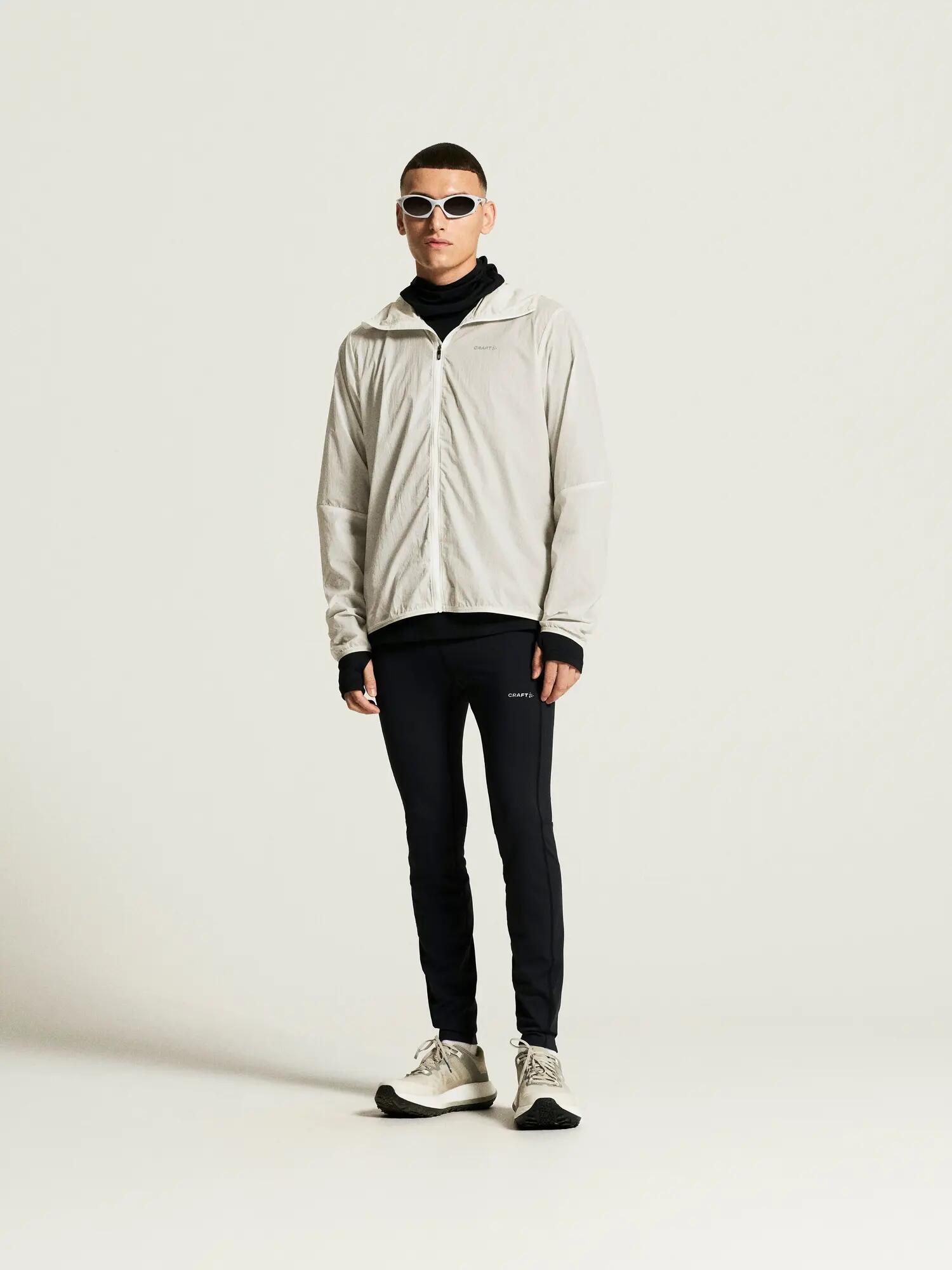 craft Packable Wind Jacket M leichte, reflektierende Laufjacke – Tofu 6/7