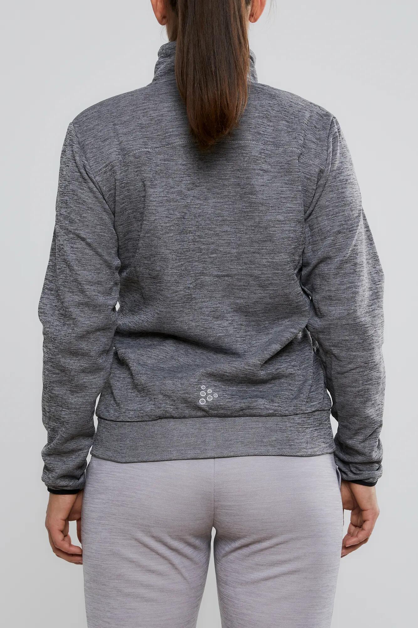 craft Leisure Jacket W – weiches Polyester – Darkgrey melange 4/5