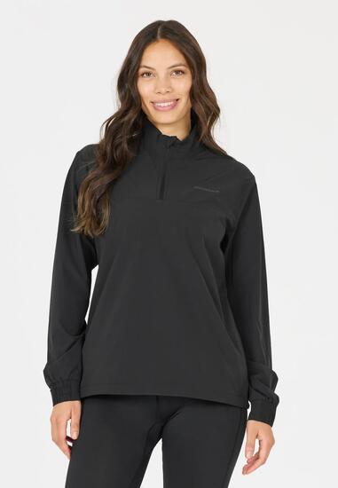 endurance Typhoro W Half Zip Jas – Rekbaar functioneel materiaal – 1001 Black