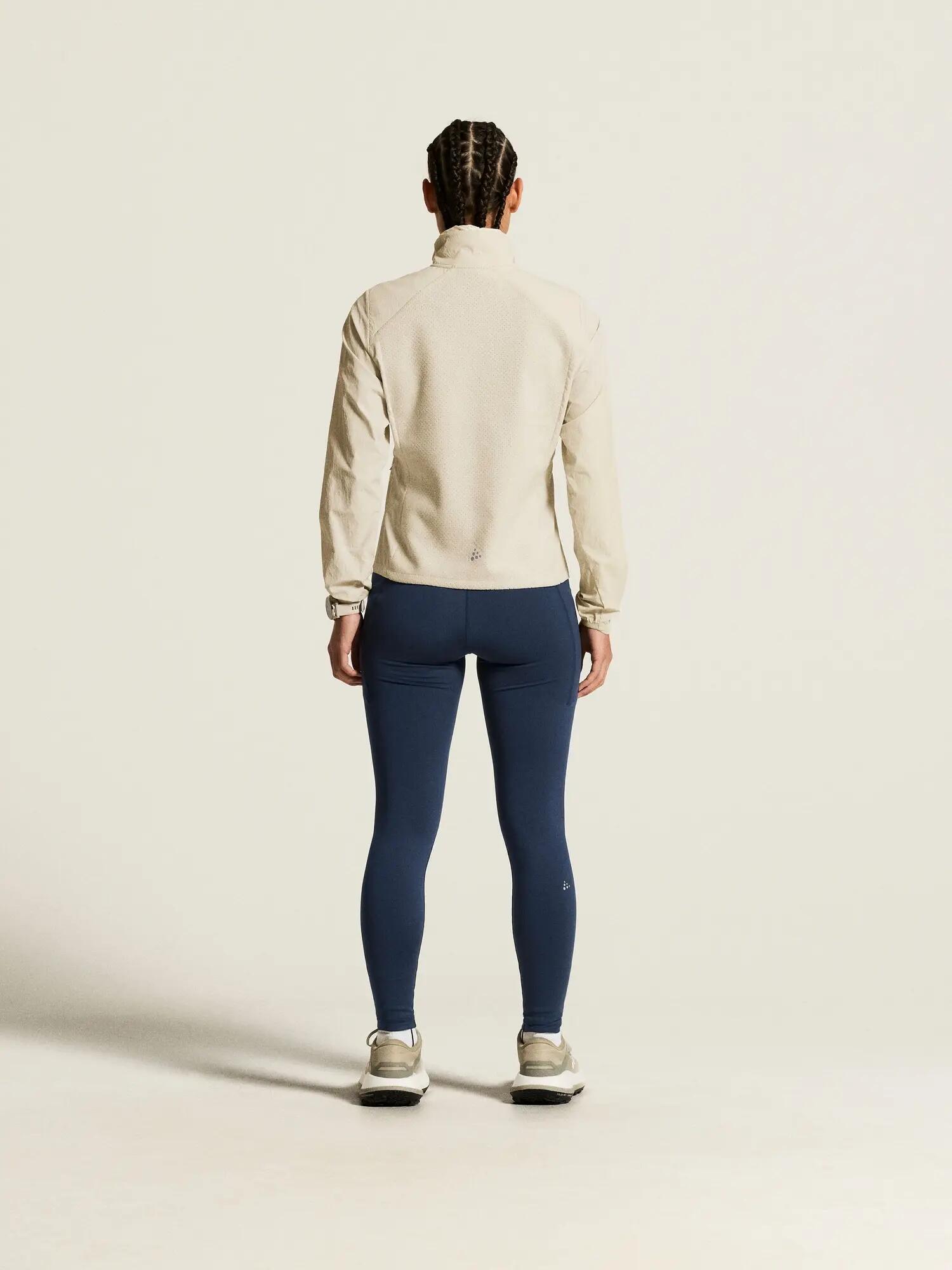 craft ADV Essence Warm Wind Tights 2 W – Leggings treino corta-vento – Night 6/7
