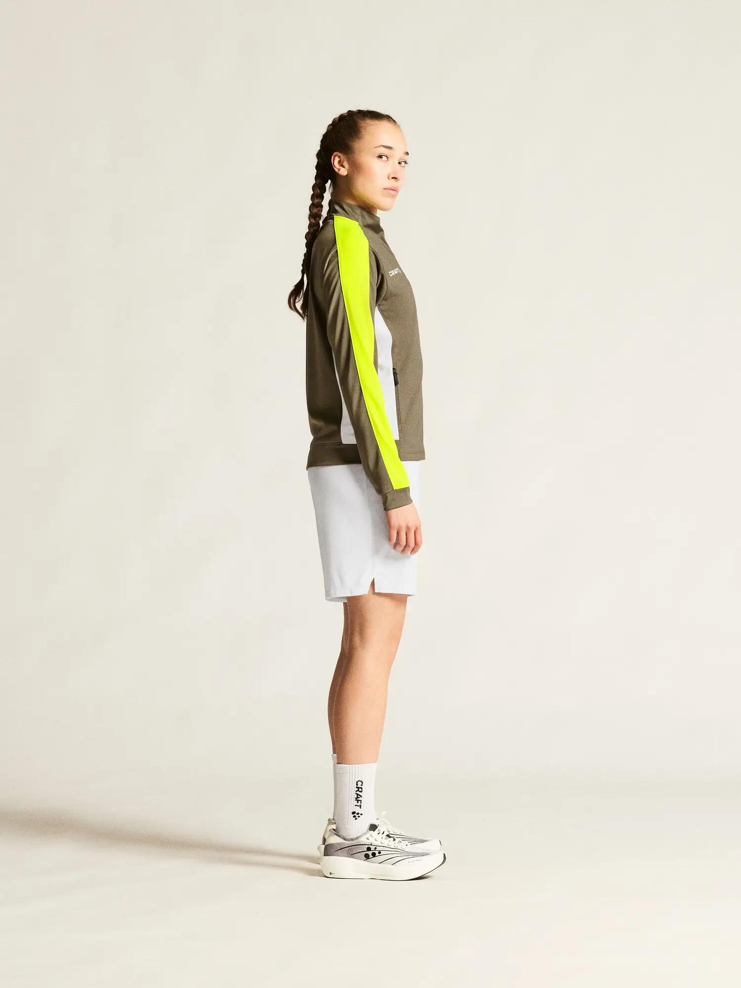 craft Evolve 2.0 Contrast Full Zip Jacket W – Stretch Midlayer aus recyceltem 6/7