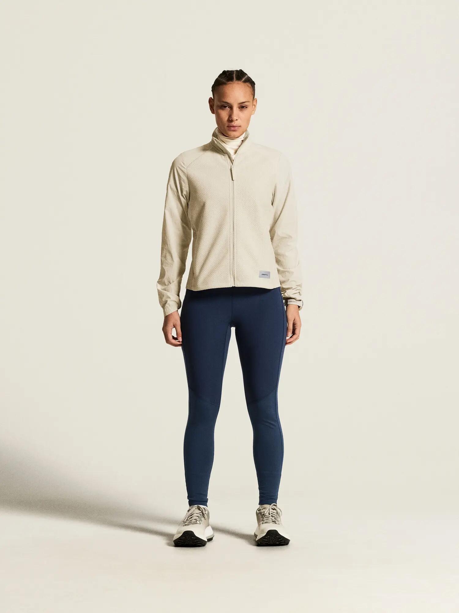 craft ADV Essence Warm Wind Tights 2 W – Leggings treino corta-vento – Night 3/7