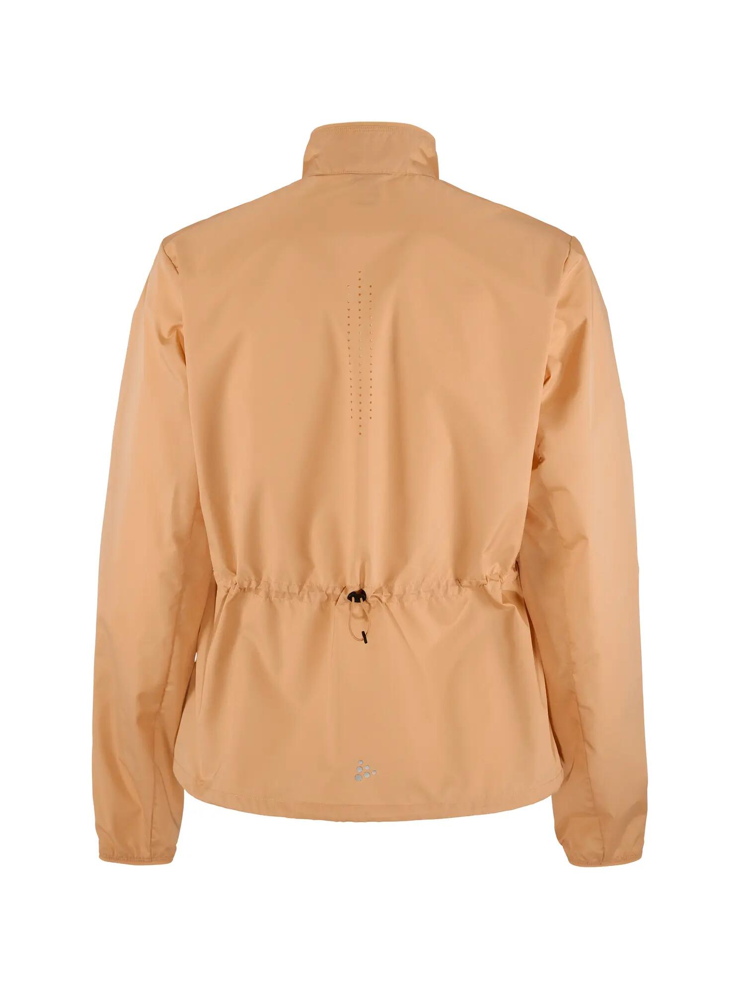craft Essence Wind Jacket 2 W – Leichte, wasserabweisende Laufjacke – Apricot 3/7
