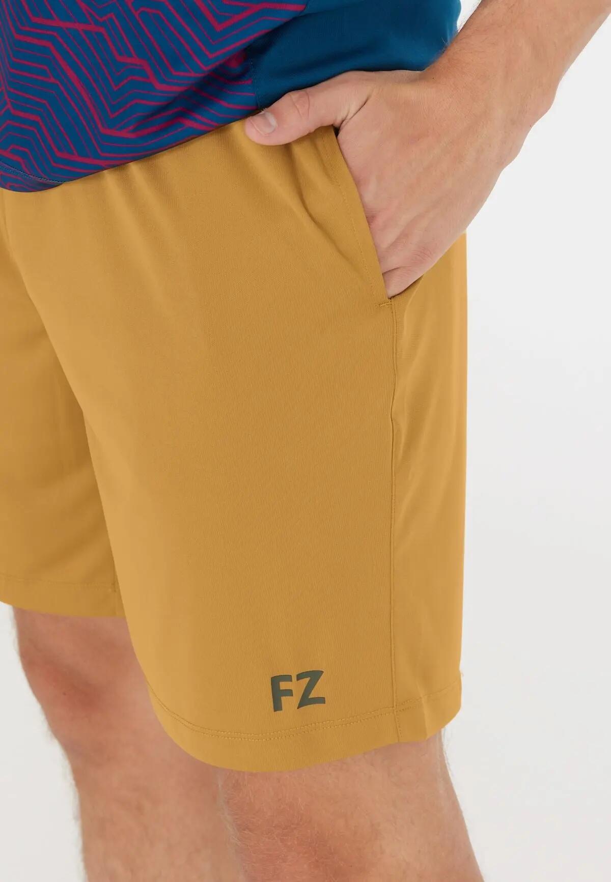fz_forza Landos V2 M Shorts van gerecycled polyester – 5316 Mustard Gold 5/7