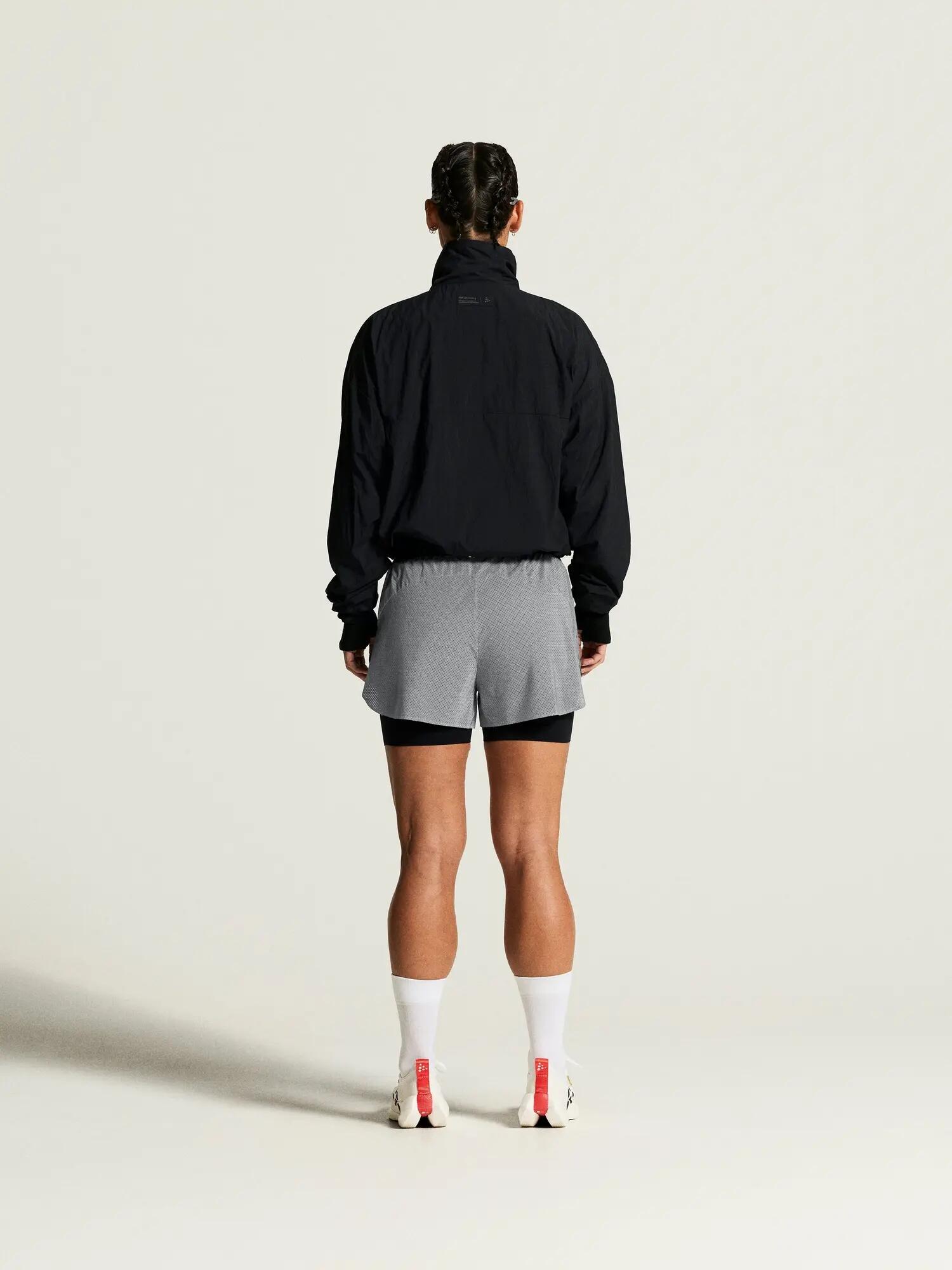 craft Reflective Shorts W – Short de running réfléchissant argenté – Silver 7/7