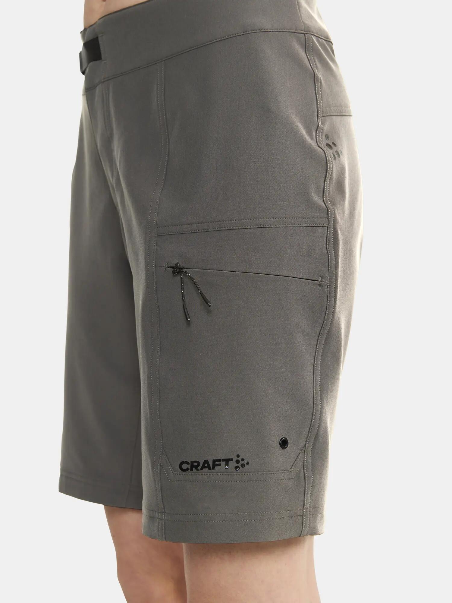 craft Offroad Xt Shorts W Pad W – Short Vélos Résistant, Coupe Relax – Slate 7/7