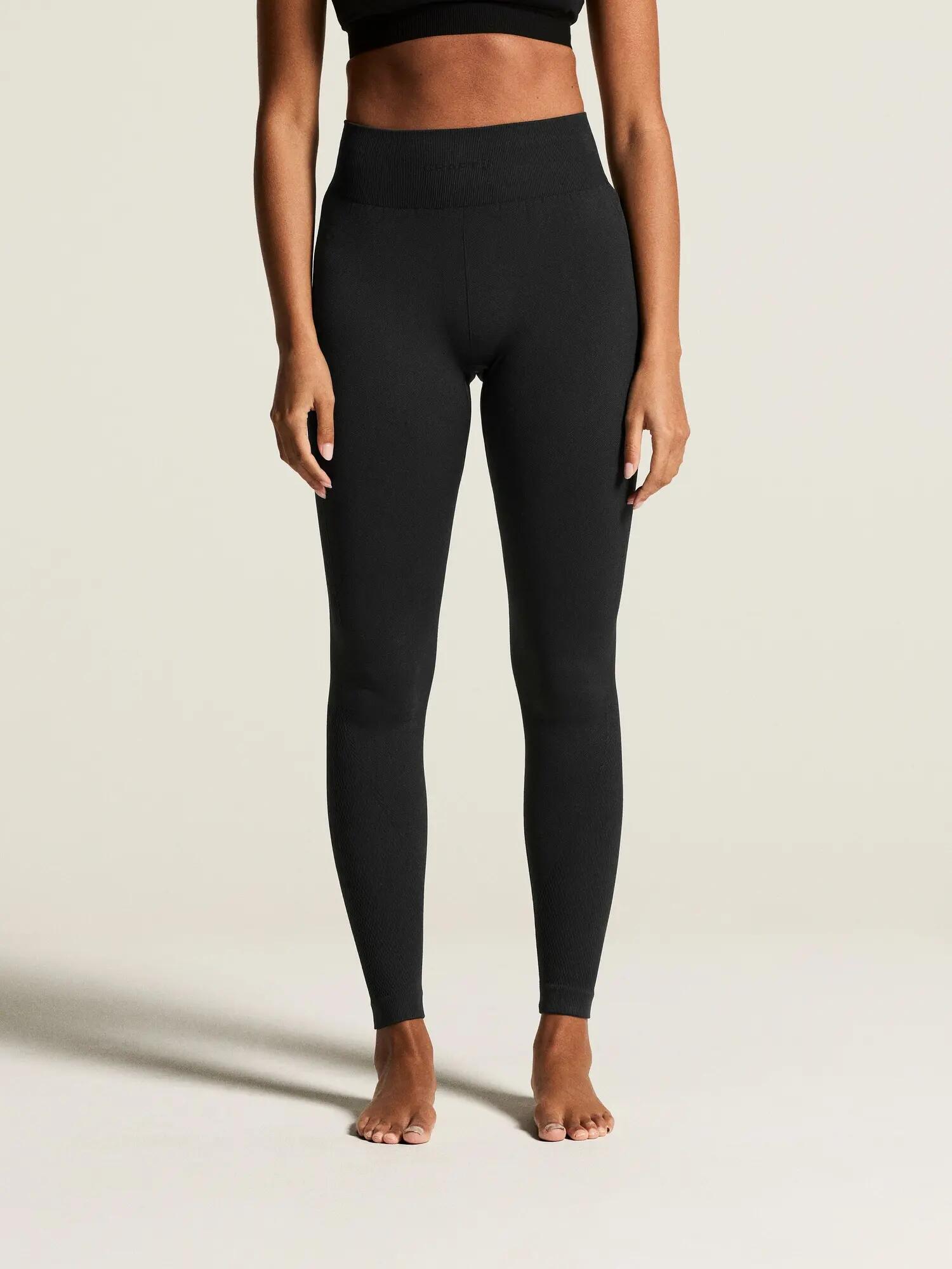 craft Warm Comfort Pant W — Leichte, recycelte wärmend-Leggings – Black 3/7