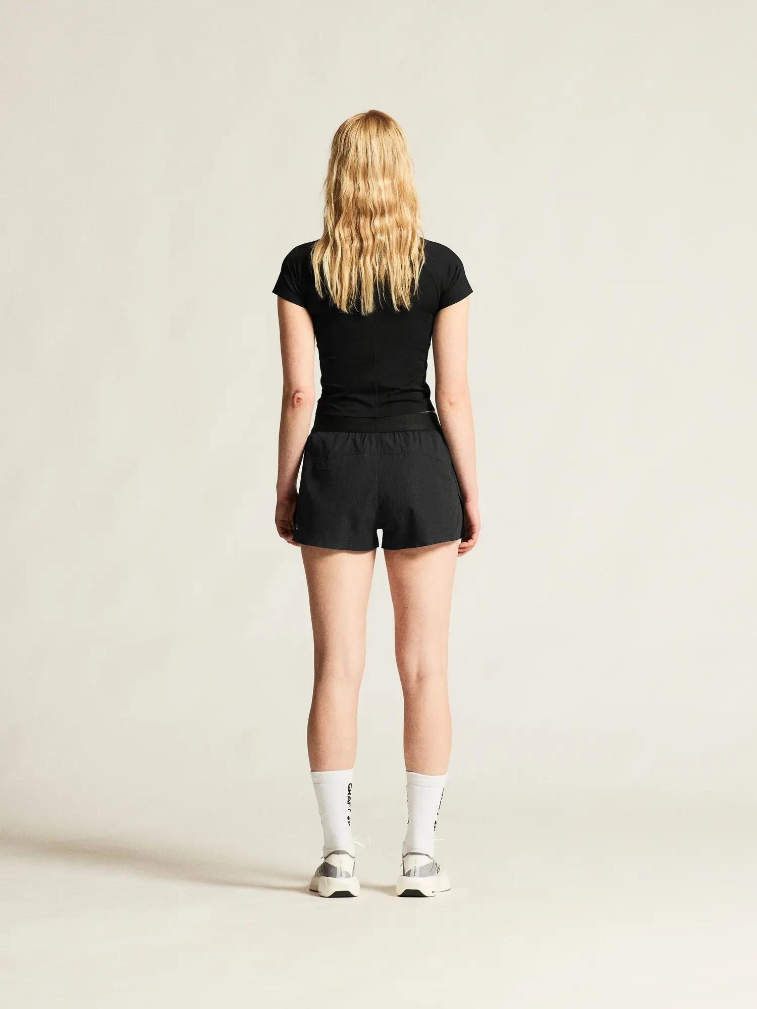 craft Hypervent Structure Shorts W – Belüftete Laufshorts – Black 5/7