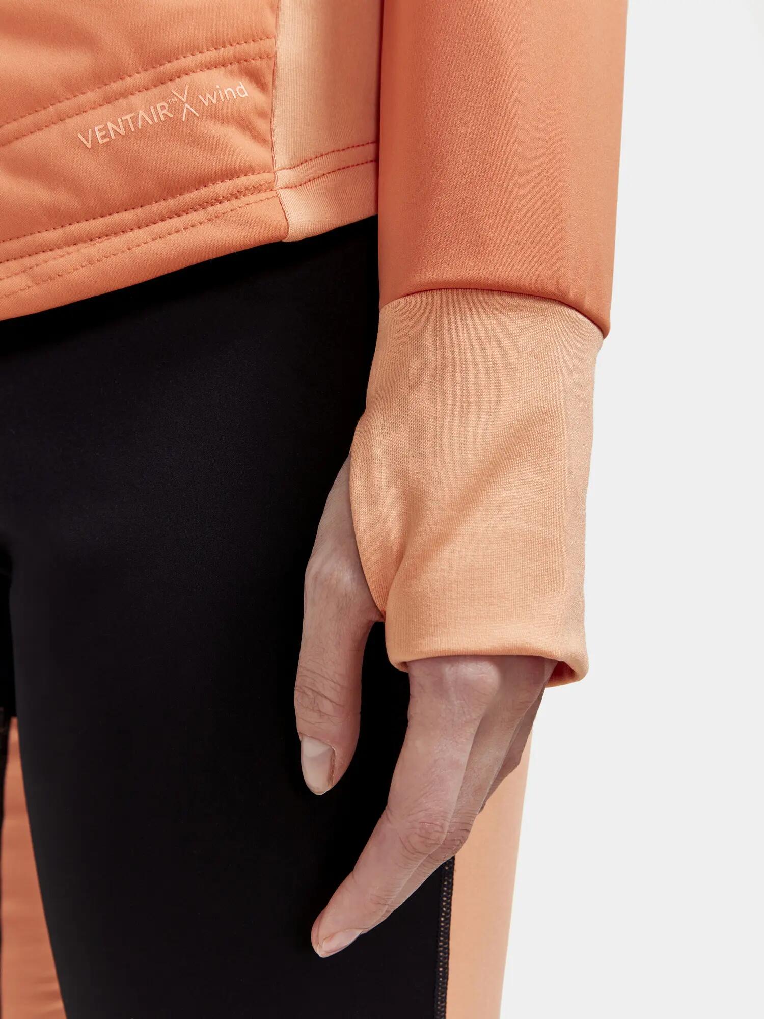 craft ADV Essence Warm Jacket Dames — Gevuld en windbeschermend – Glow-Rusty 6/7