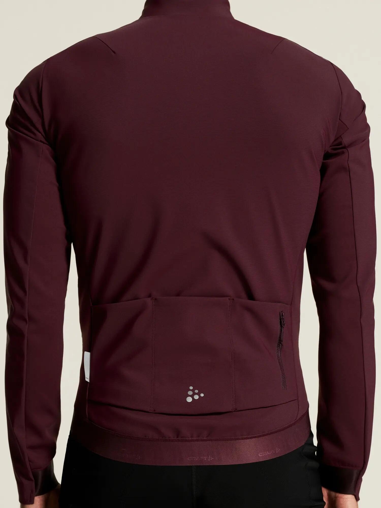craft Bike SubZ Jacket Herren — winddicht, wasserabweisend, eng anliegend – Dk 6/7