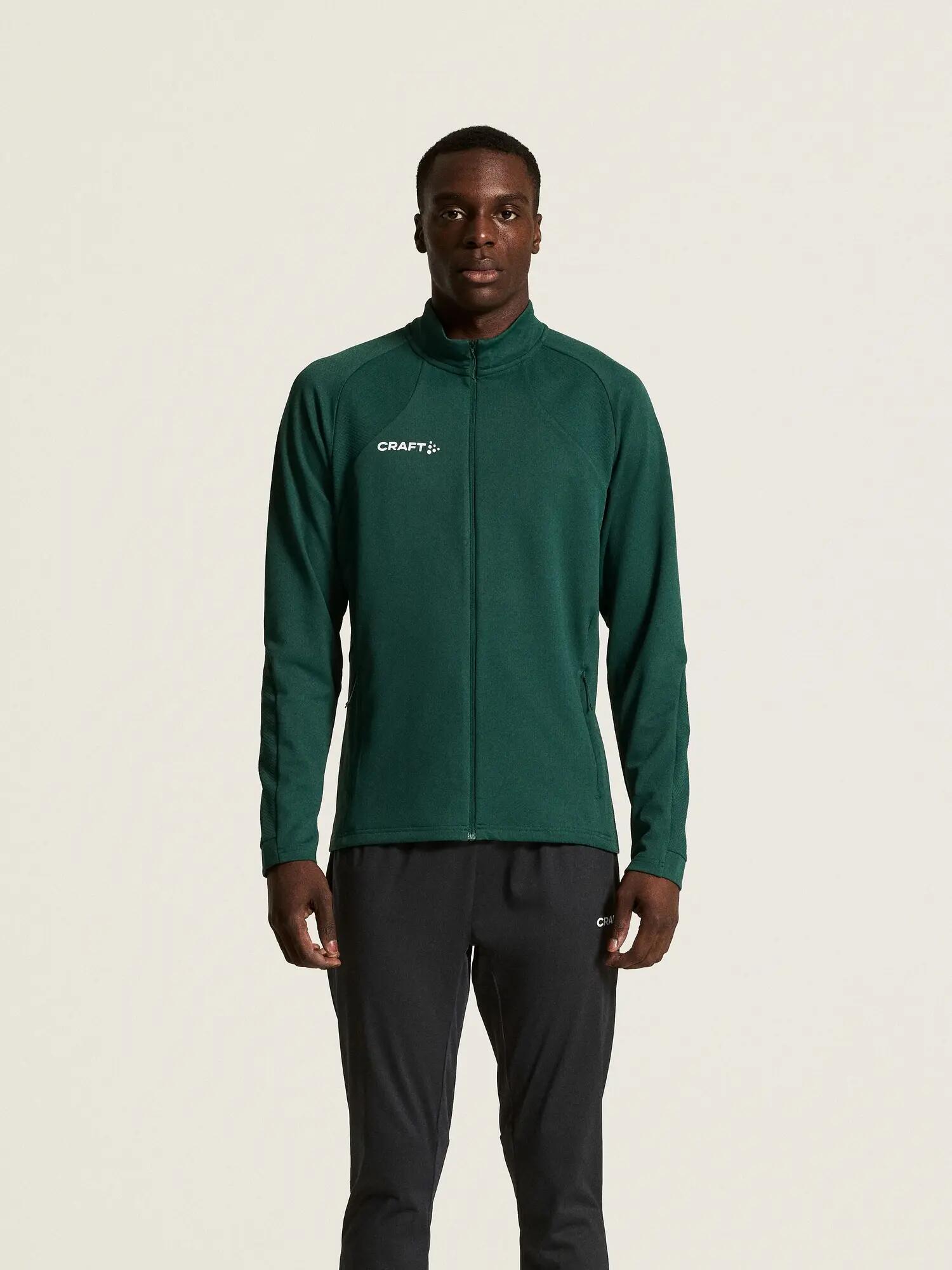 craft Veste zippée Extend 2.0 M — midlayer extensible et technique – Forest 5/7