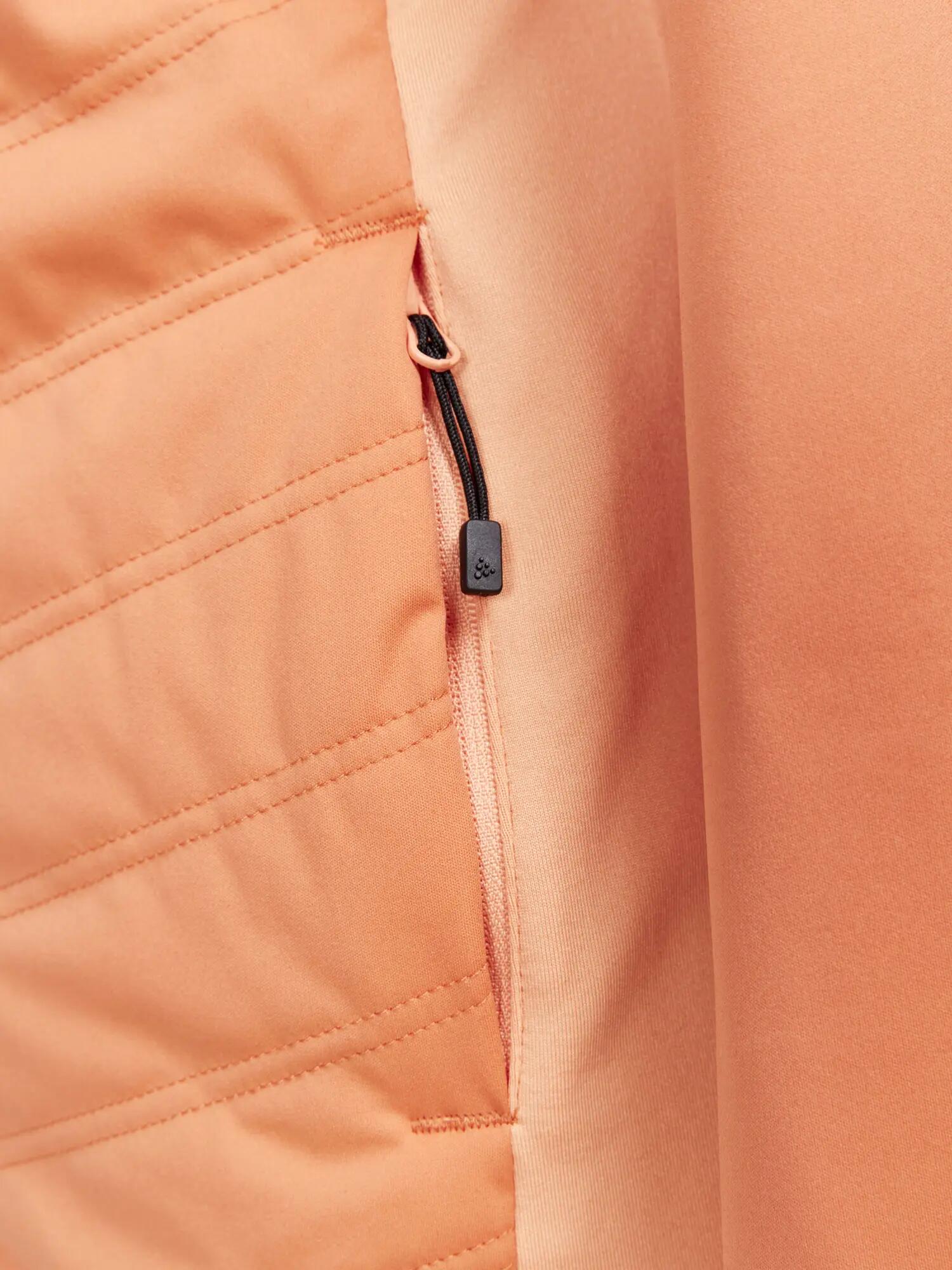 craft ADV Essence Warm Jacket Dames — Gevuld en windbeschermend – Glow-Rusty 5/7