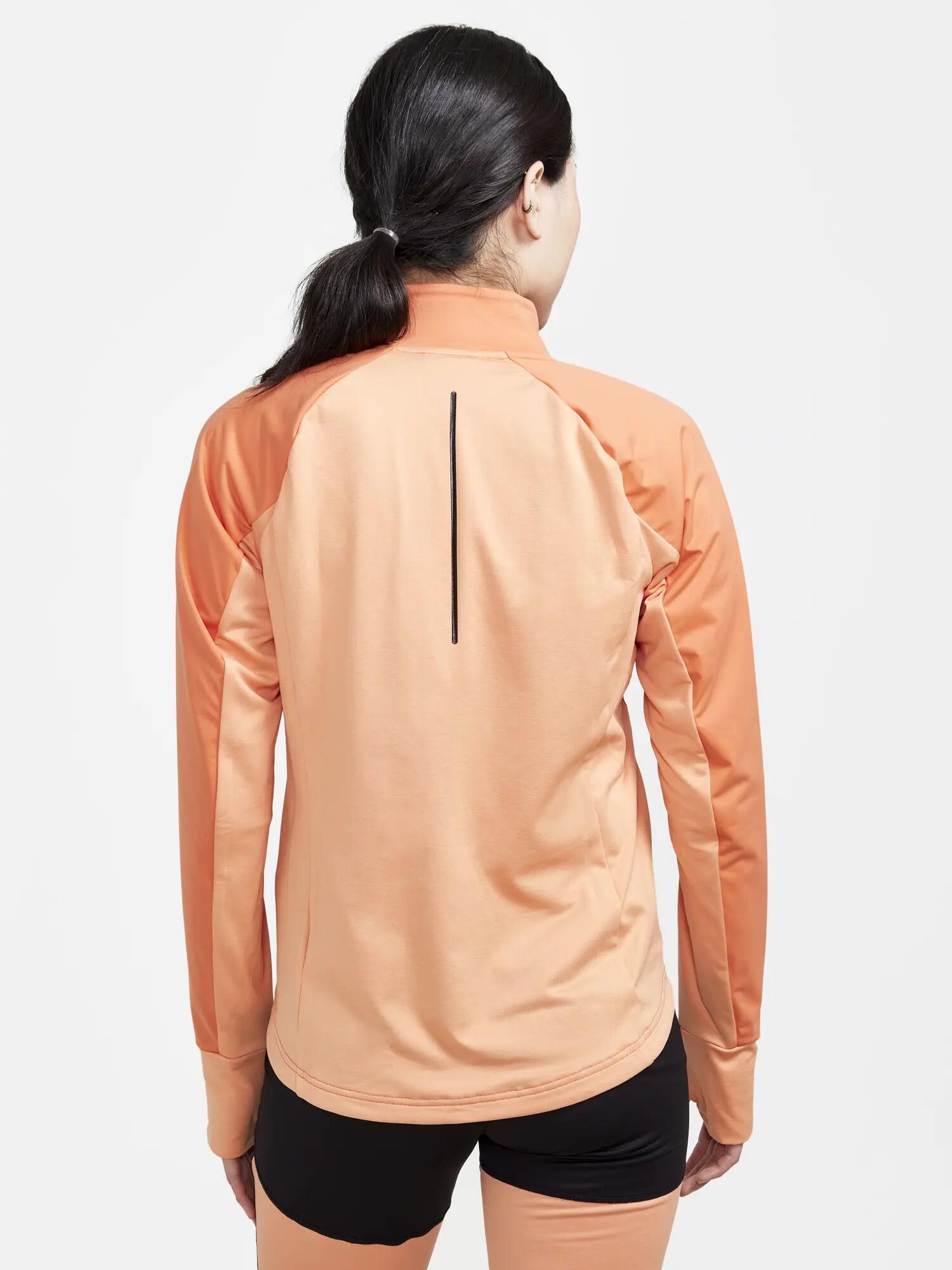 craft ADV Essence Warm Jacket Dames — Gevuld en windbeschermend – Glow-Rusty 3/7