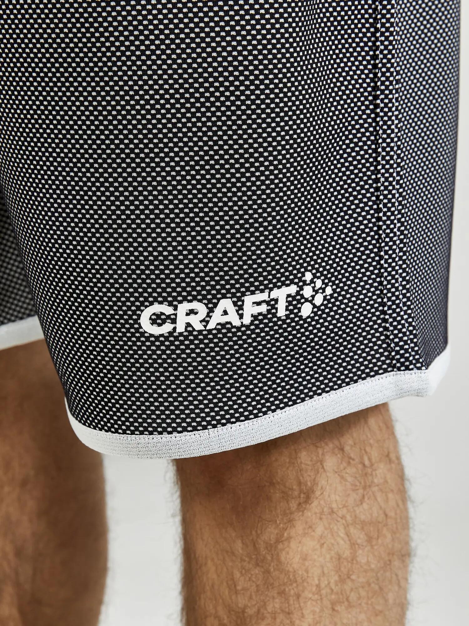 craft Progress Reversible Basket Shorts M – wendbar, leicht – Black/White 6/7