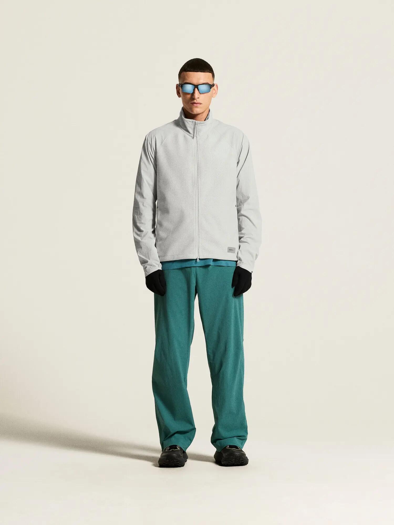 craft Fleece Jersey Jacket M – giacca in pile con maniche antivento – Cloud 4/7