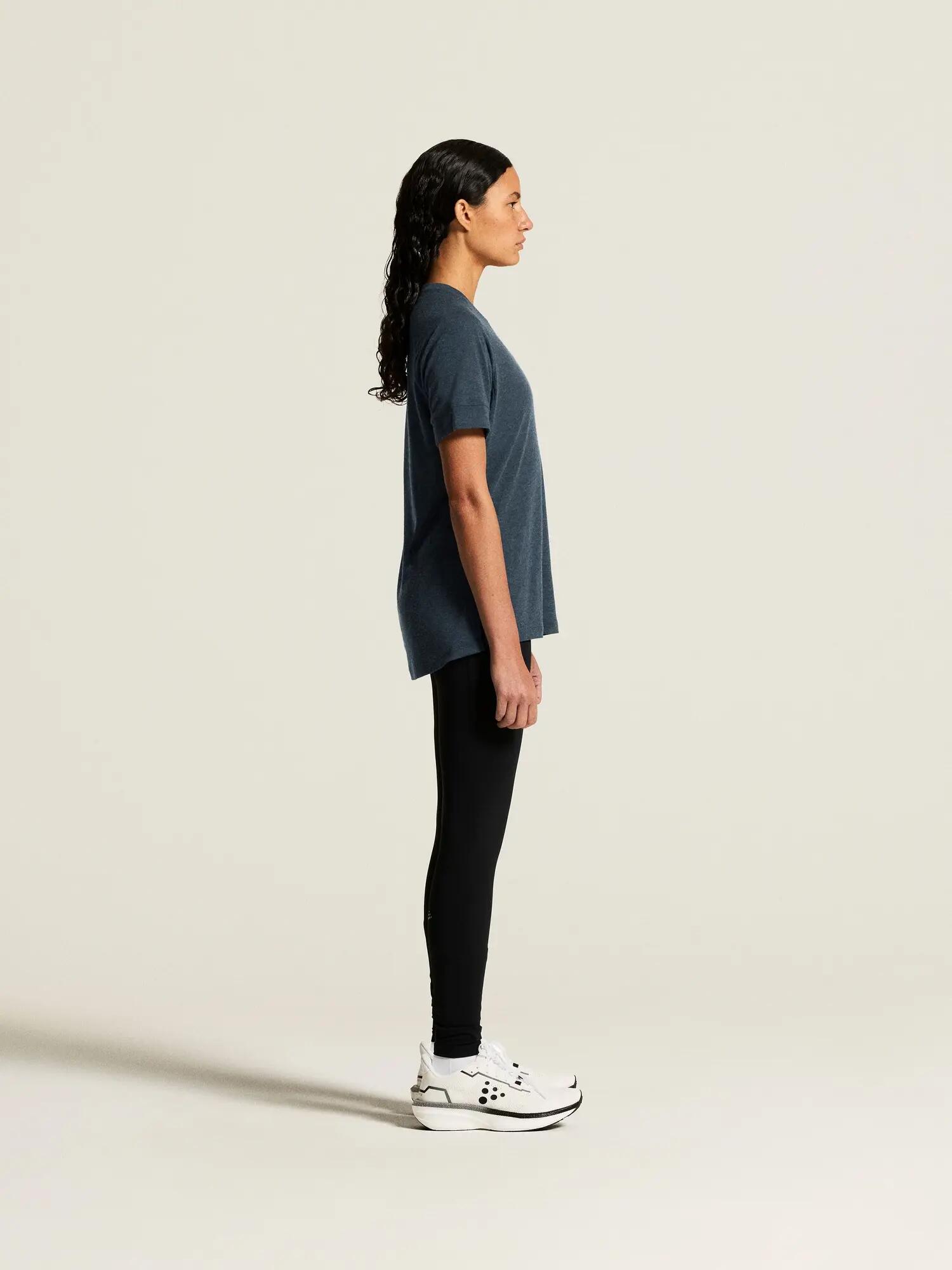 craft Wool SS Tee W Kurzarmshirt aus Wolle und recyceltem Polyester – North 6/7