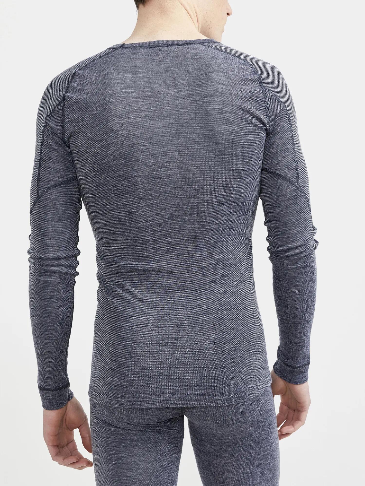 craft Tee Wool Merino manches longues pour homme — mélange mérinos doux – 3/5