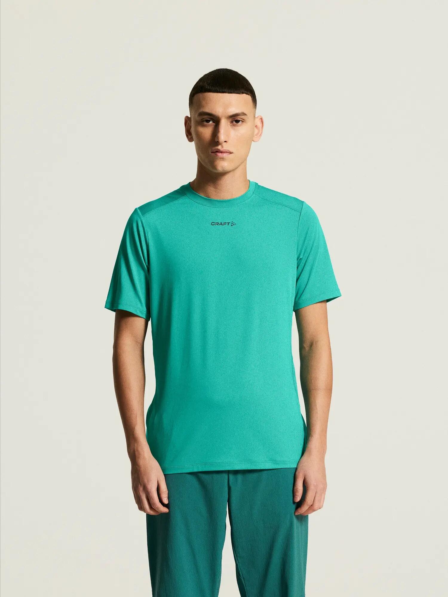 craft ADV Essence SS Tee 2 M — Atmungsaktives Trainingsshirt – Baltic 4/7