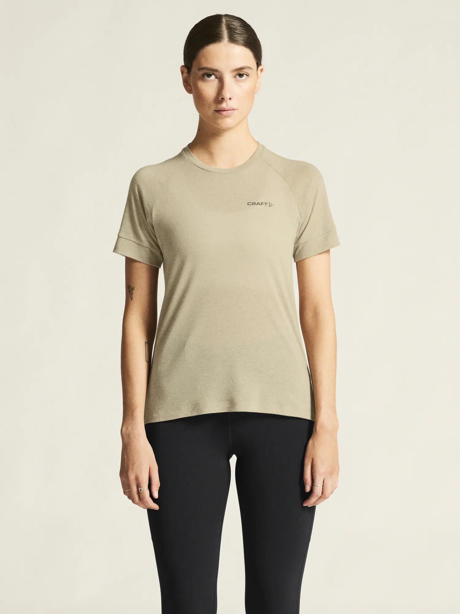 craft Wool SS Tee W – Kurzarmshirt aus recyceltem Polyester und Wolle – 4/7