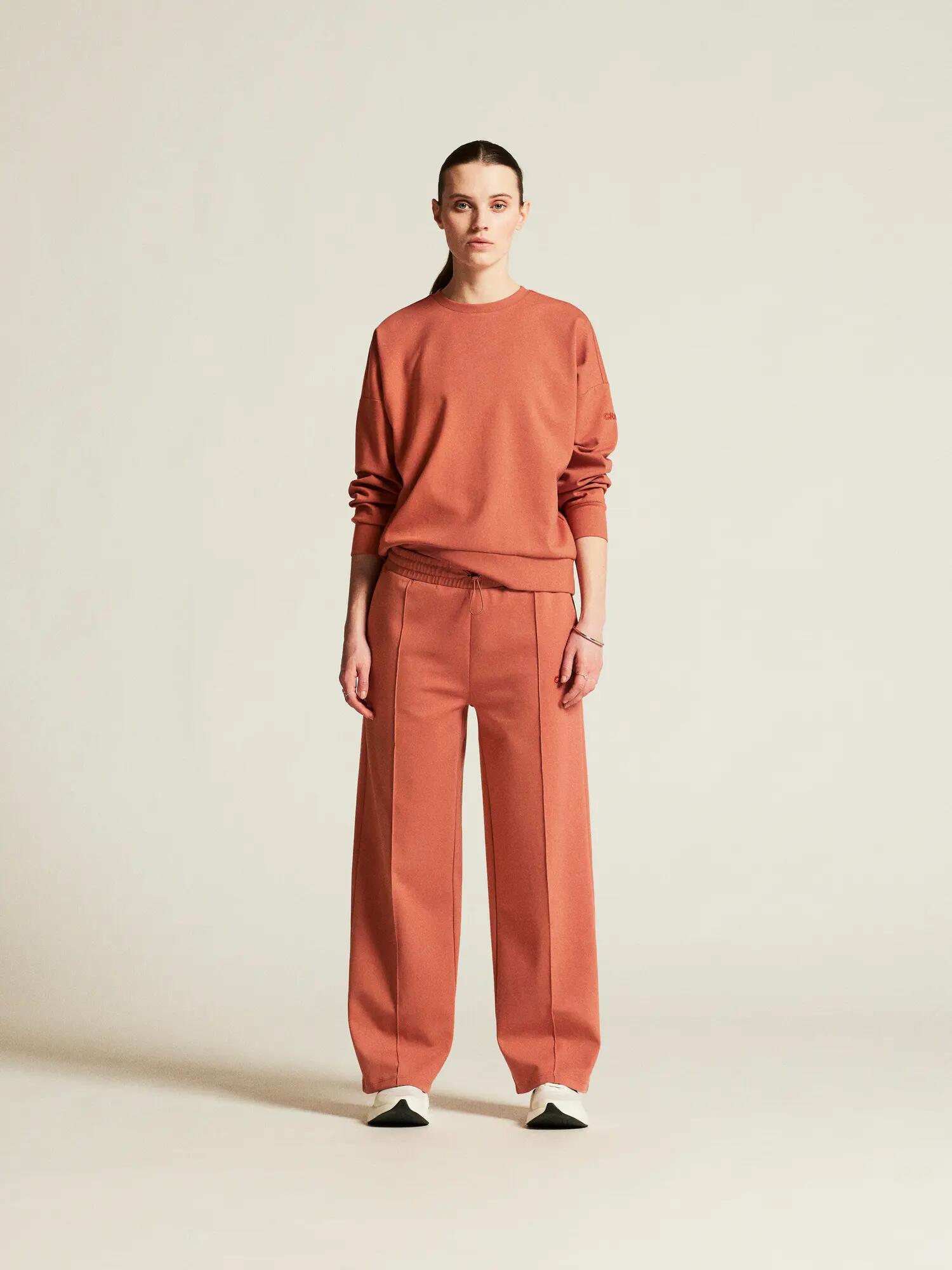 craft ADV Join Wide Sweat Pant W – Wijde, comfortabele broek – Sequoia 7/7