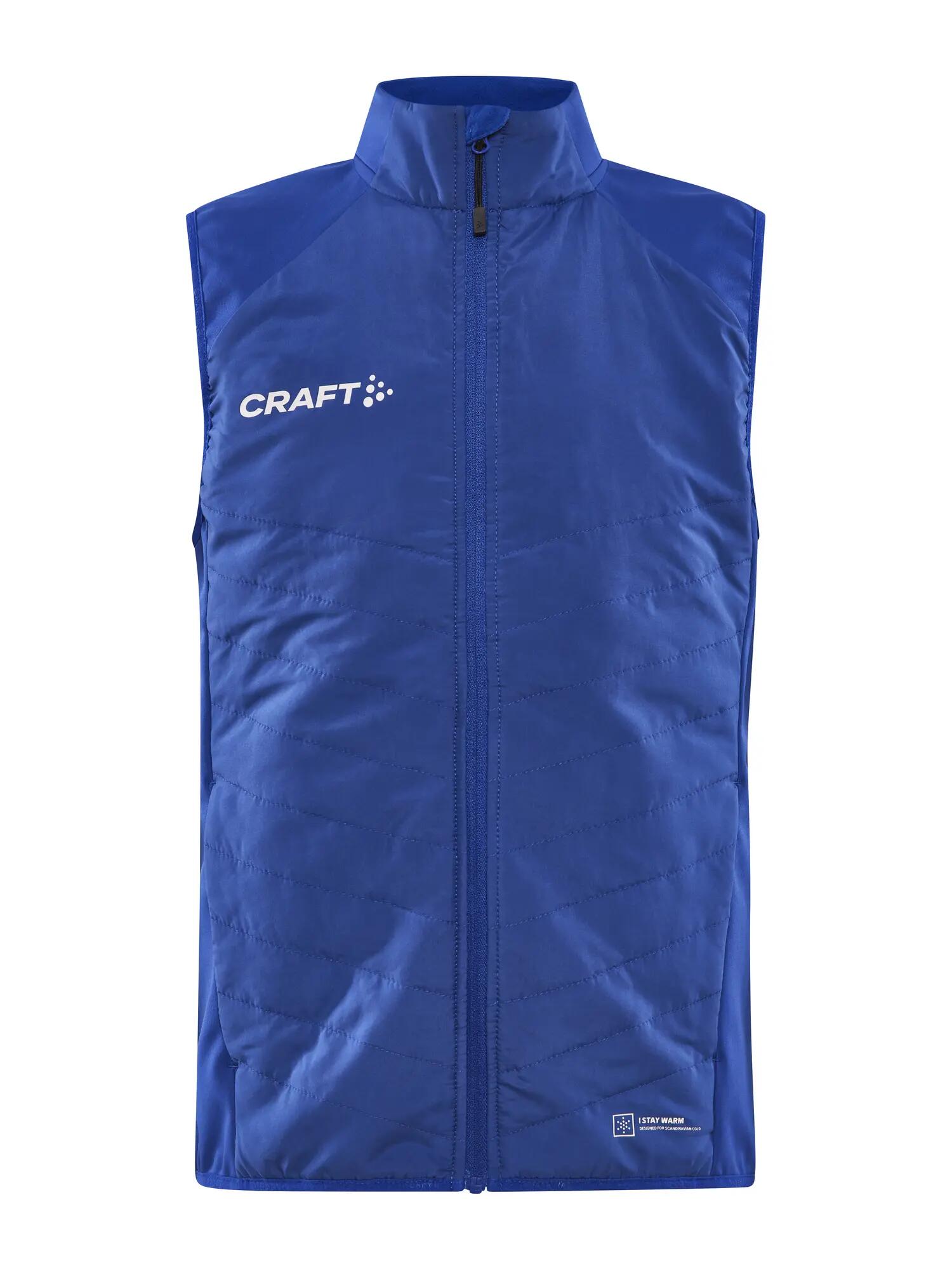 craft ADV Nordic Club Vest Jr - Gilet isolante e antivento junior – Club Cobolt 1/2