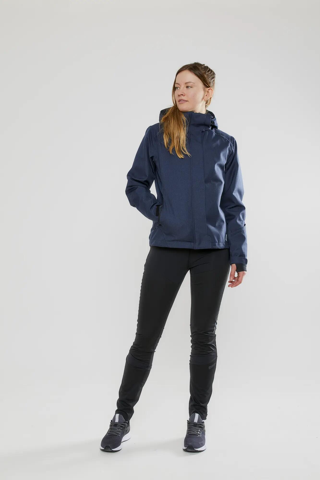 craft Mountain Jacket W shell-jas van gerecycled polyester, waterdicht – Dark 6/6