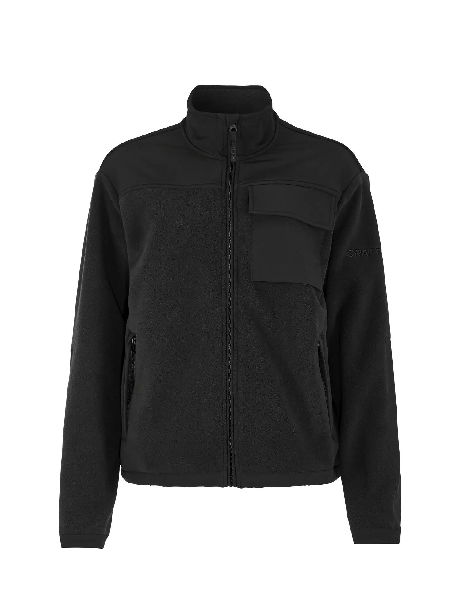 craft Urban Fleece Jacket W – Warme, robuste Fleecejacke – Black 2/7