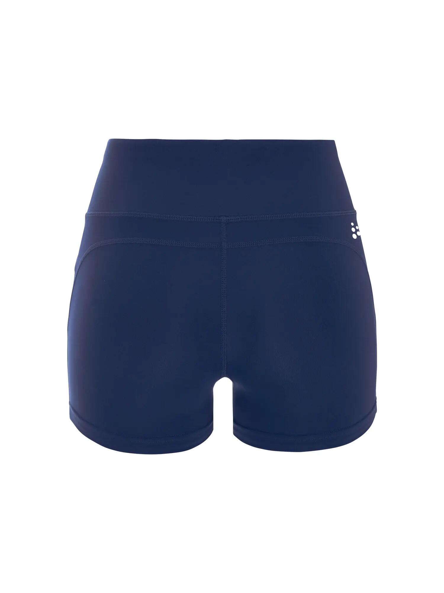 craft Rush 2.0 Hot Pant W - Lichtgewicht, rekbare hotpants – Navy/White 3/4