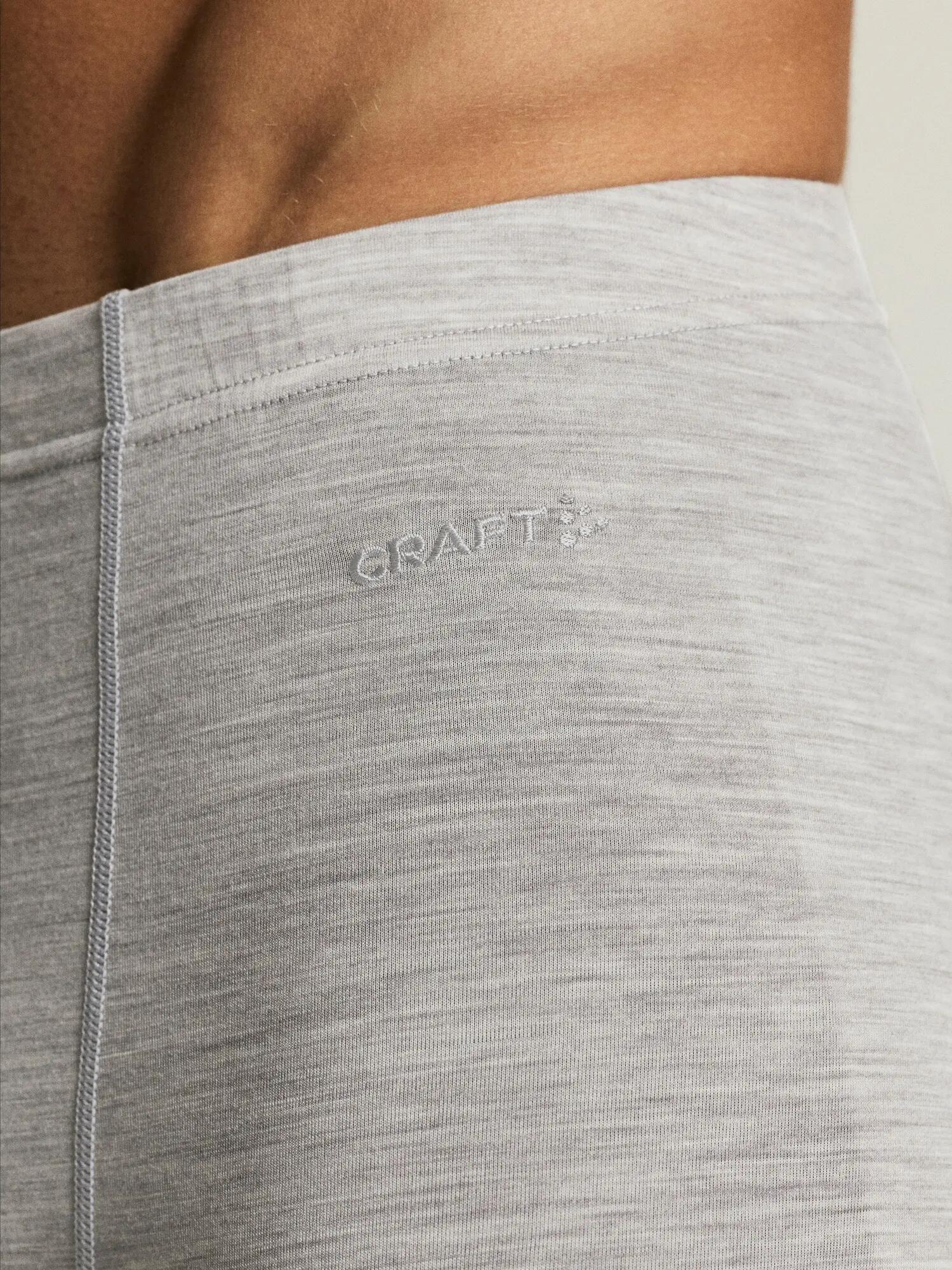 craft Wool 95 Pants M — Funktionsunterhose mit 95% Merinowolle – Grey/Melange 7/7