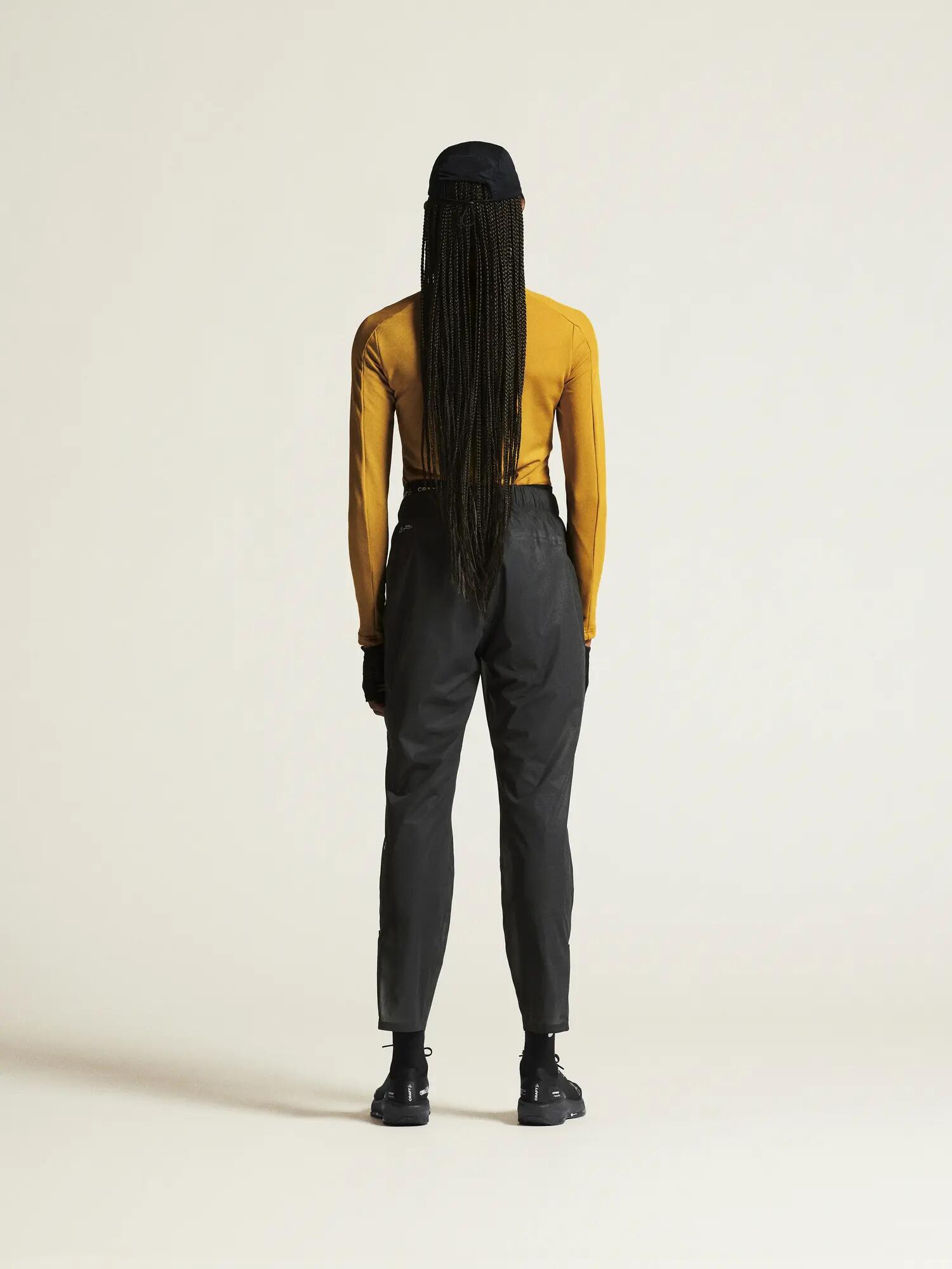 craft Gain Midlayer W - Midlayer com meio fecho, interior escovado – Turmeric 3/7