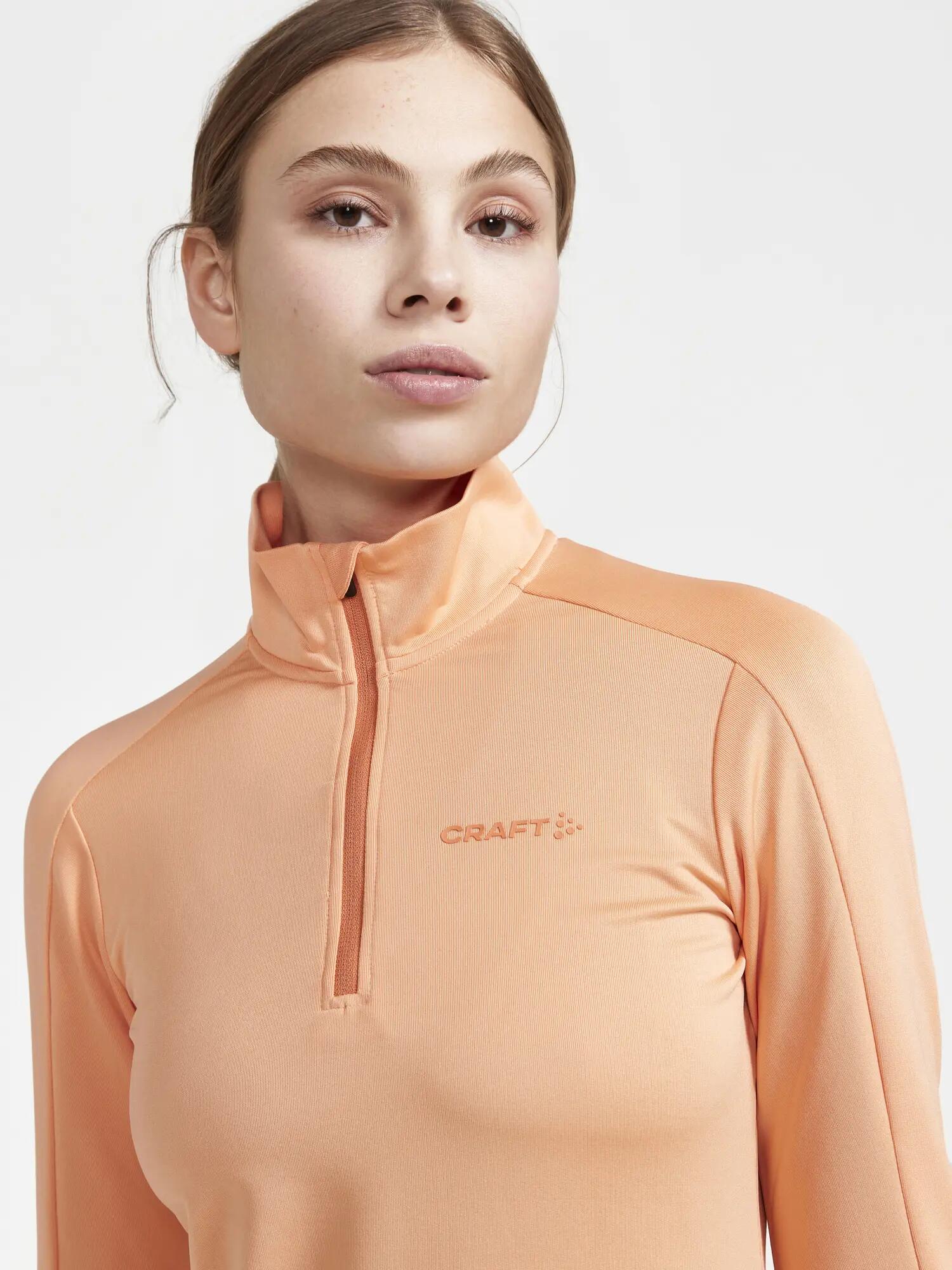 craft Gain Midlayer W - weiches Half‑Zip Midlayer – Glow 4/5