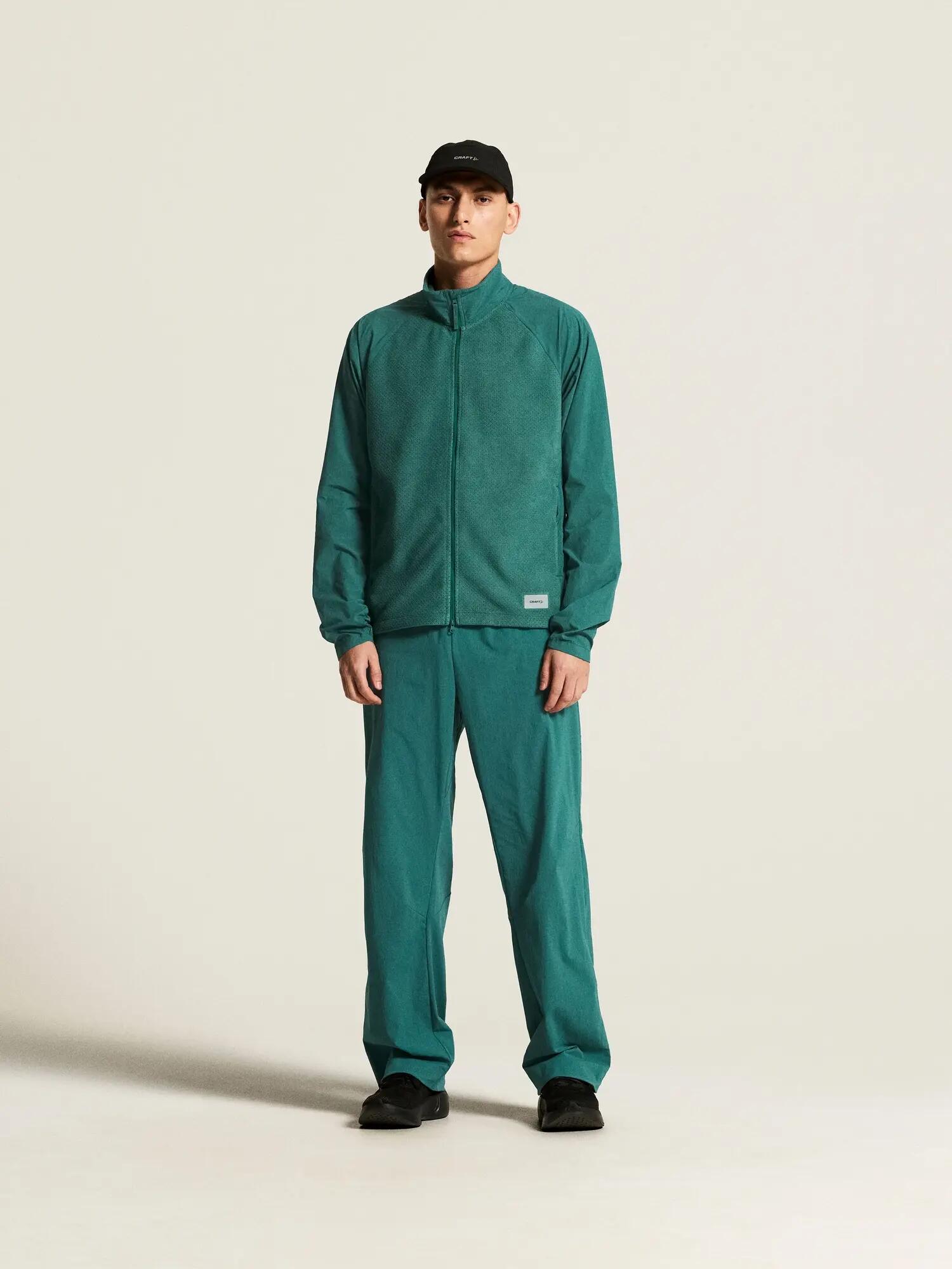 craft Fleece Jersey Jacket M – fleecejack met winddichte mouwen – Peridot 7/7