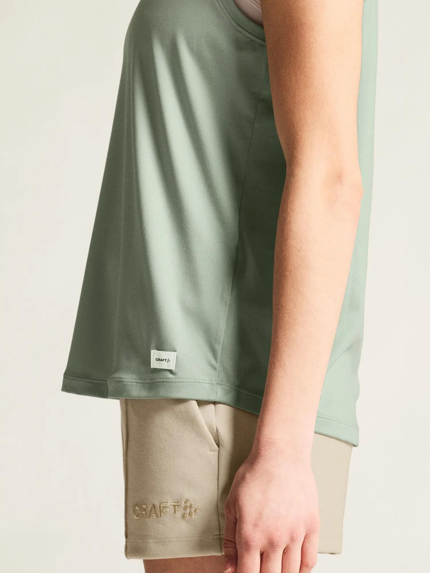 craft Collective Singlet W licht singlet van gerecycled polyester – Glacial 5/7