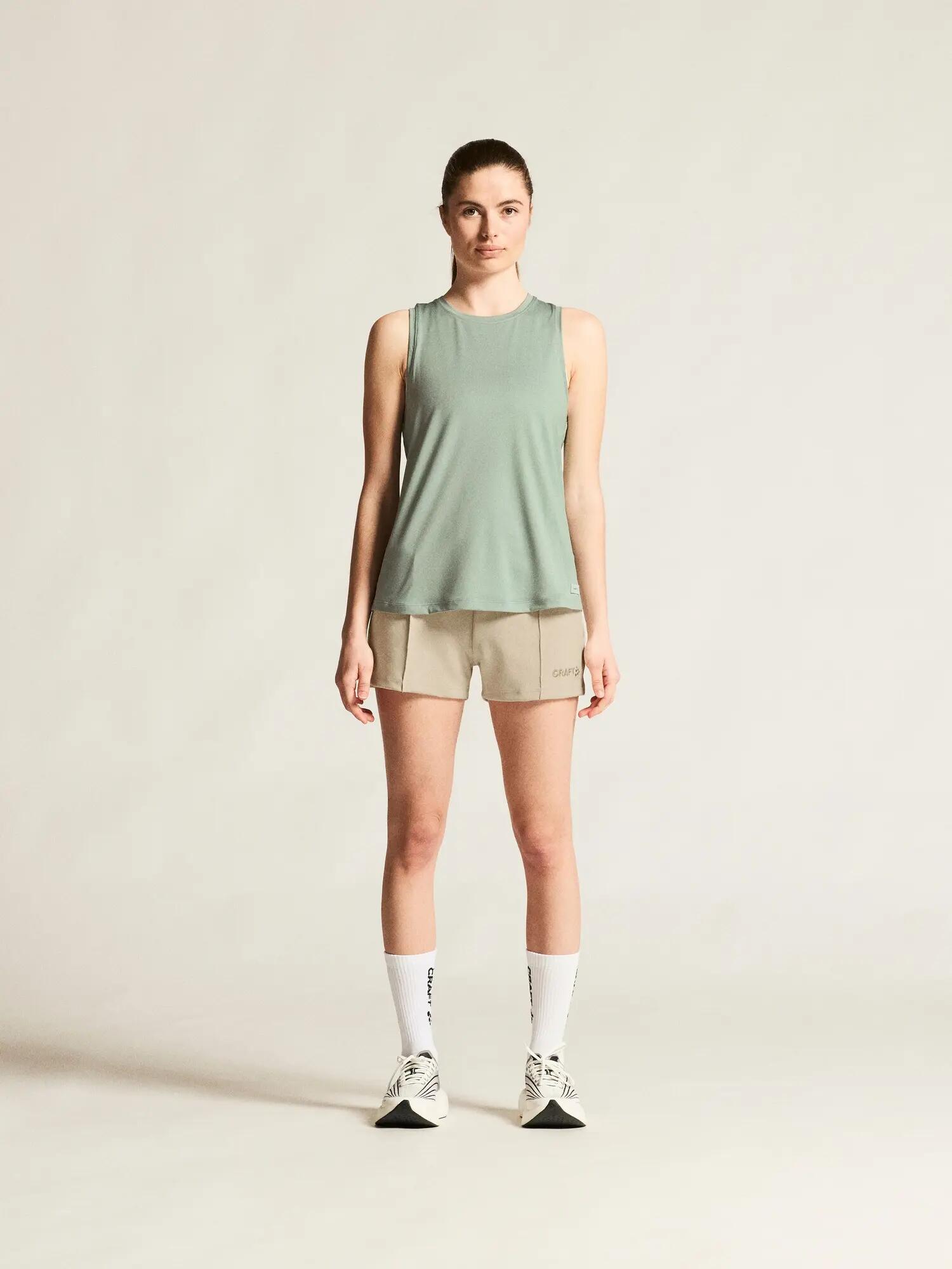 craft Collective Singlet W licht singlet van gerecycled polyester – Glacial 3/7