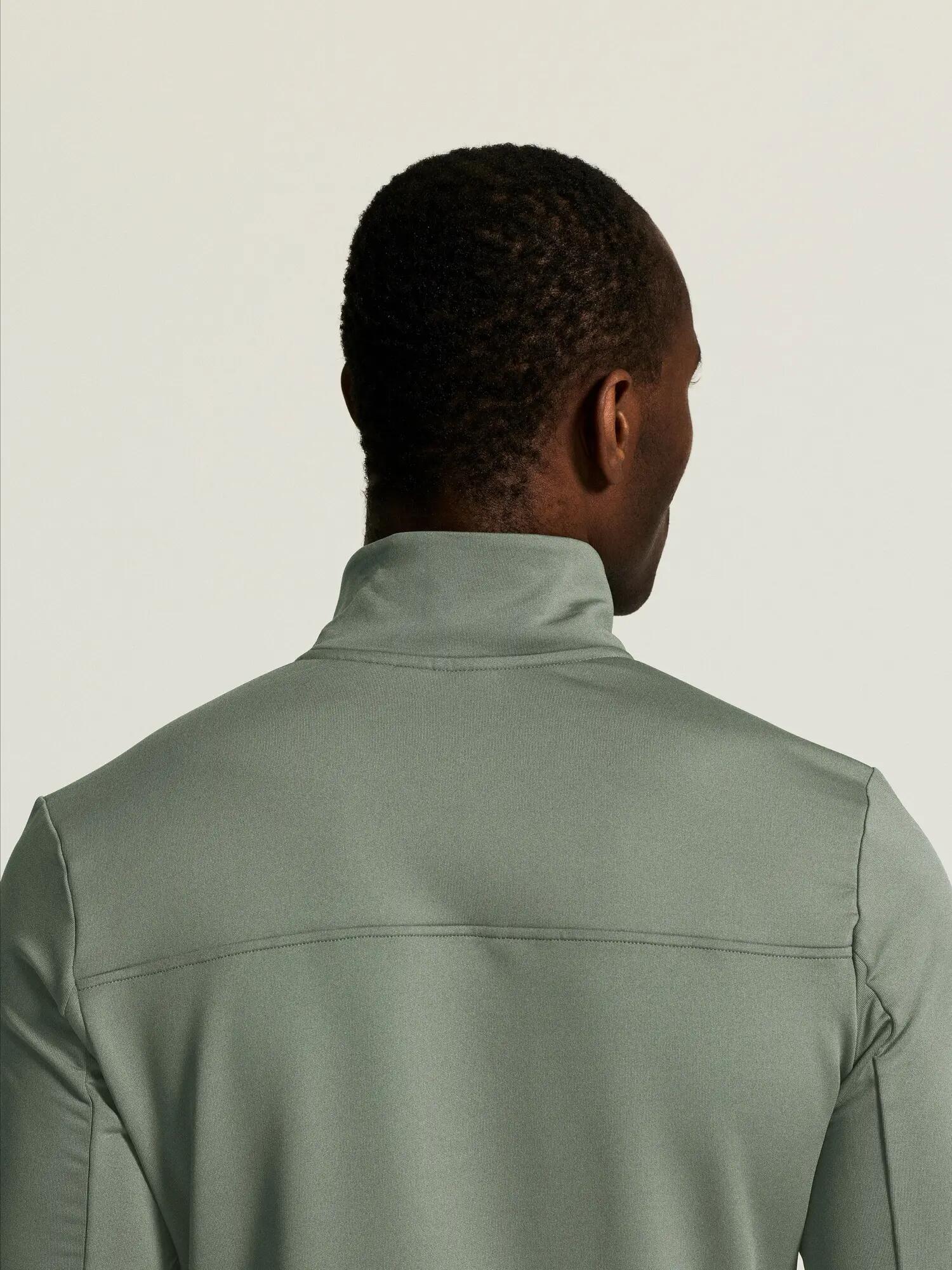 craft Gain Midlayer M Halb-Zip aus weichem Stoff — warm und elastisch – Leaf 4/7
