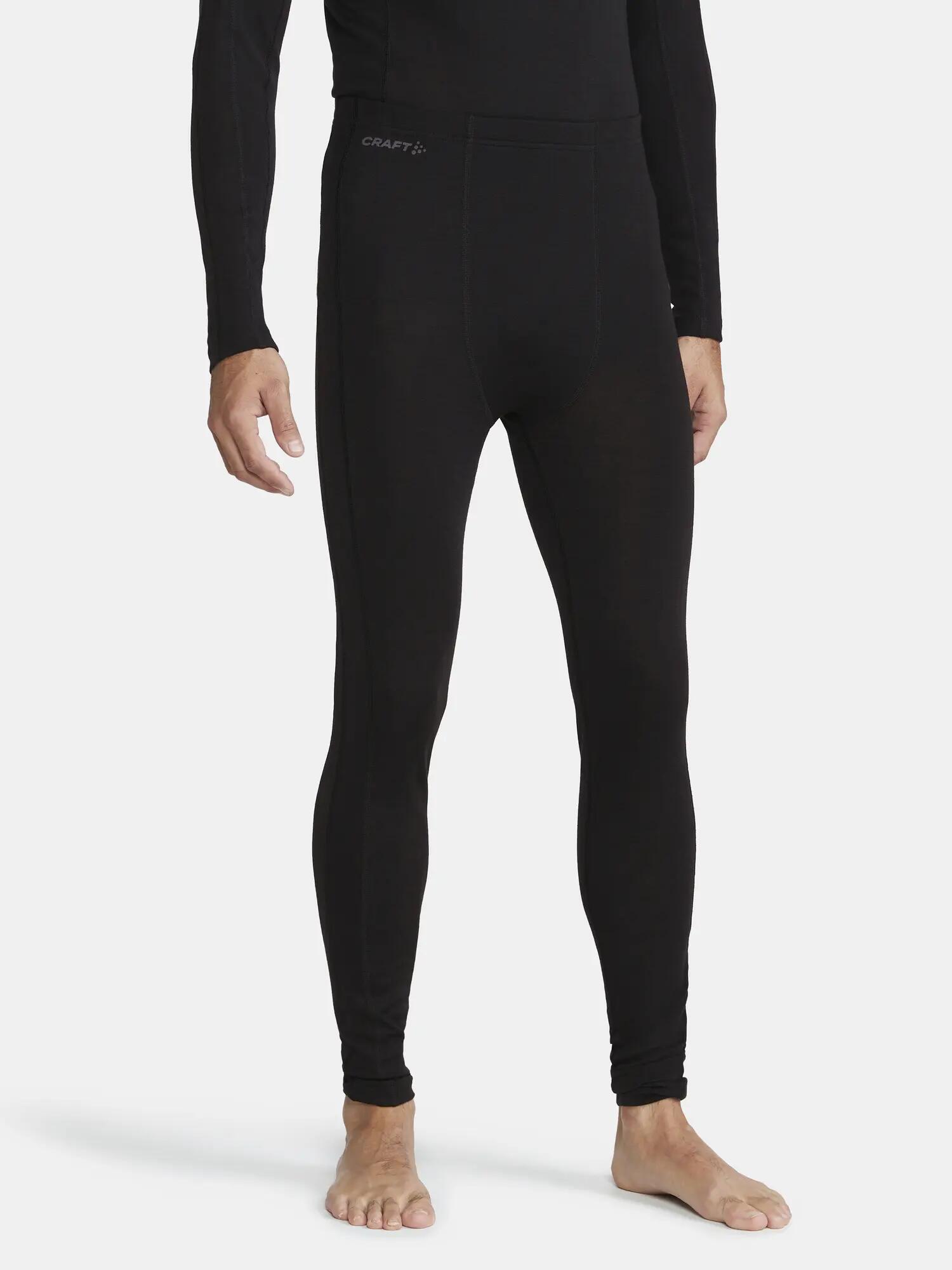 craft ADV Wool Merino Pant M — Funktions-Baselayer aus Merinowolle – Black 4/5