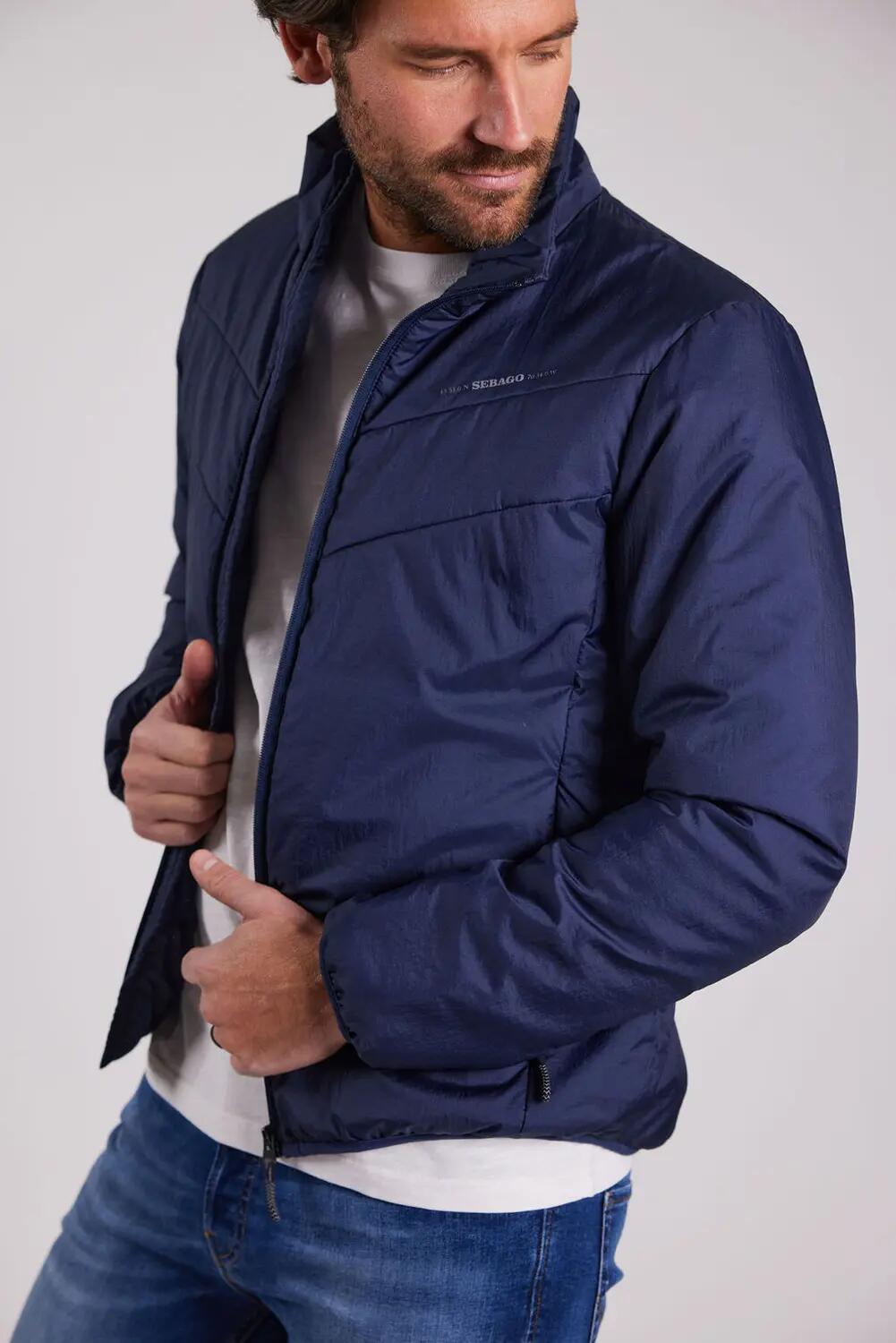 sebago Seb Liner Jacket – Veste légère matelassée, déperlante – NAVY 3/5