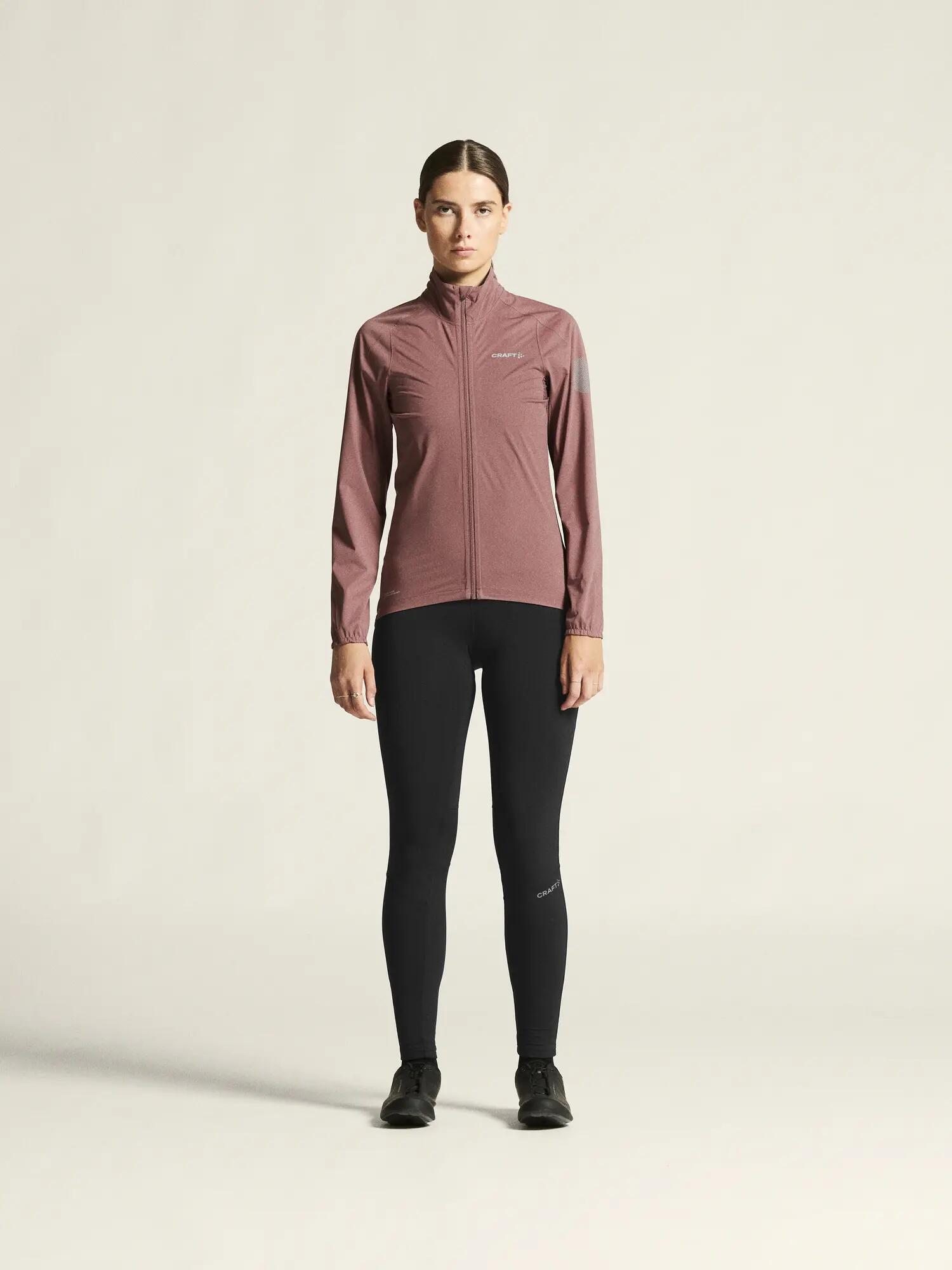 craft Endur Hydro Jacket 2 W – wind- und wasserdichte Fahrradjacke – Rose Brown 7/7