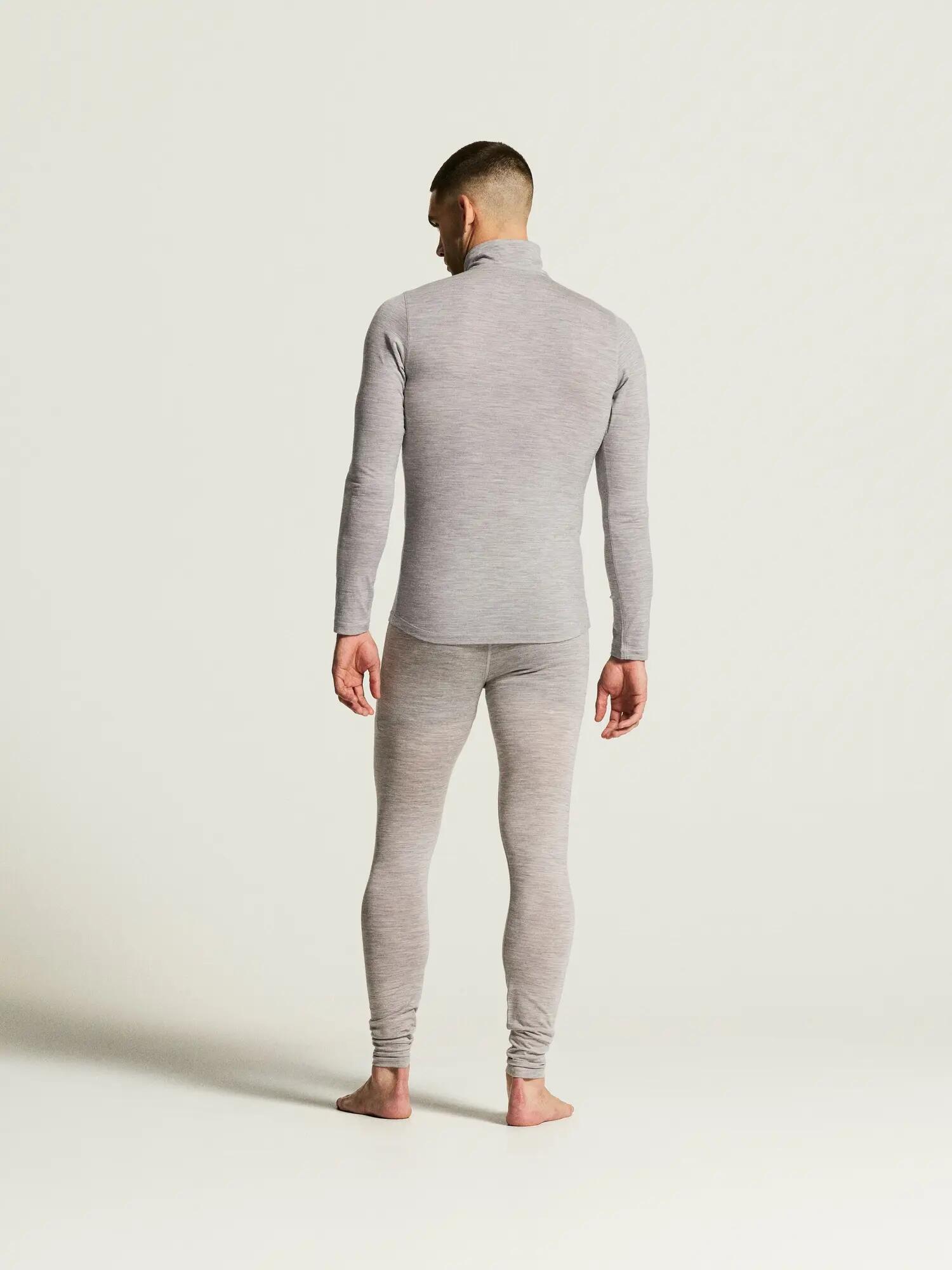 craft Longsleeve Wool 95 HZ LS M van merinowol – Grey/Melange 5/7