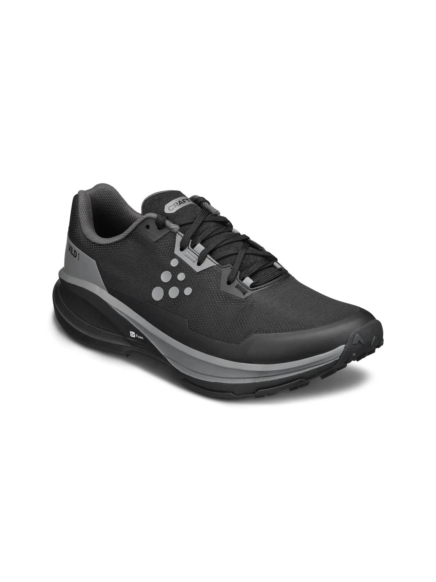 craft Vild 1 W Trail-Schuh mit Vibram-Außensohle – Black/Grey 4/7