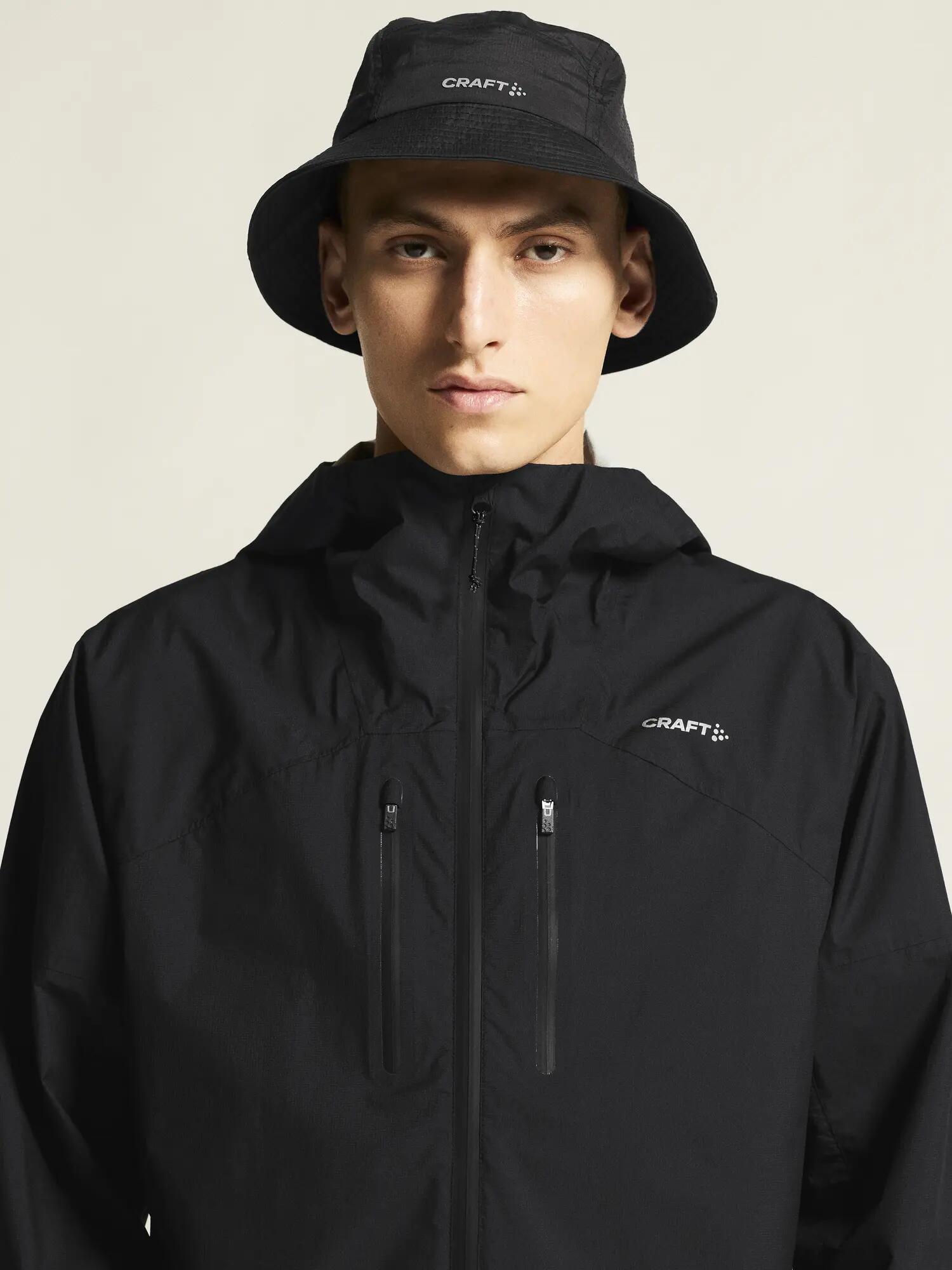 craft PRO Trail 2L Leichte Jacke Herren – Wind- und Wasserdicht – Black 3/7