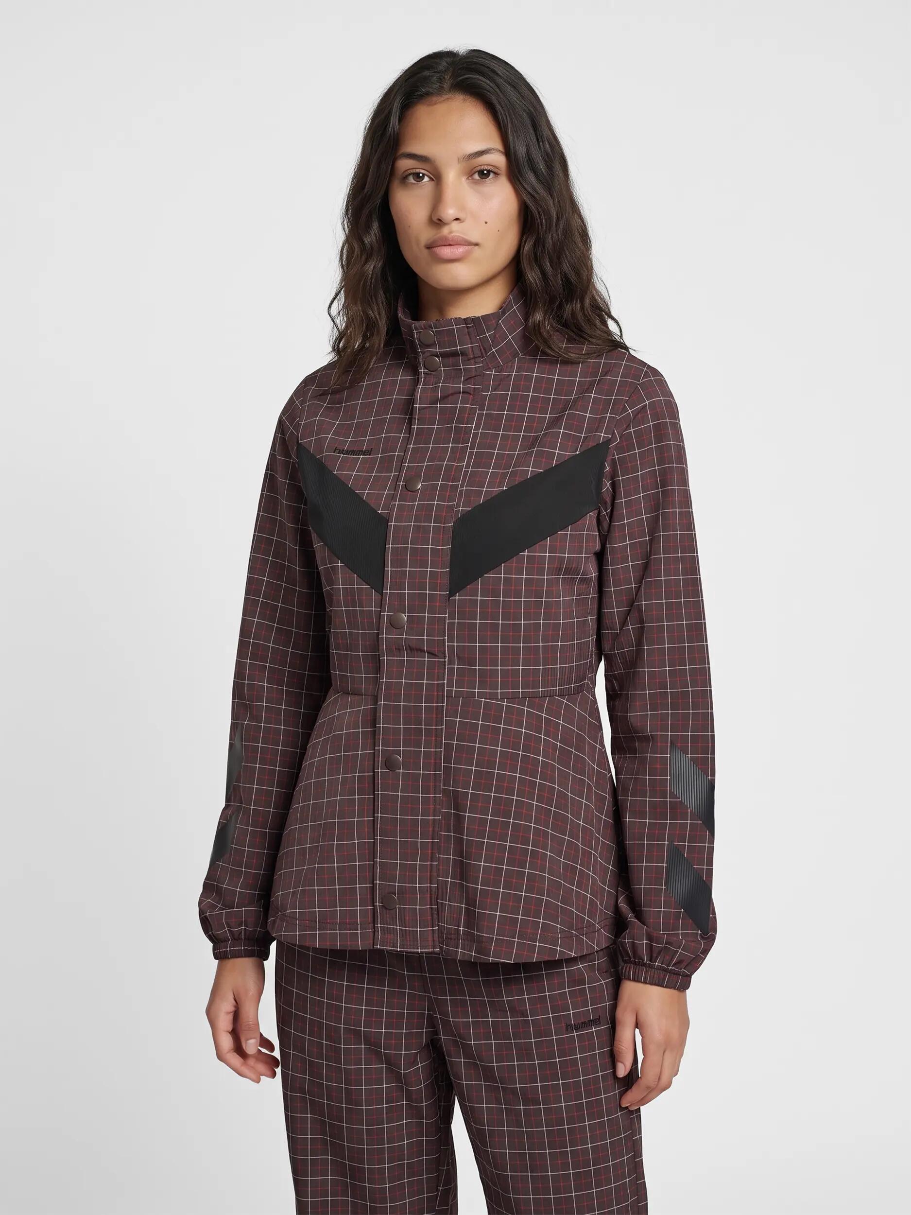 hummel Giacca antivento donna collo alto a quadri – CHECKERS 6/6