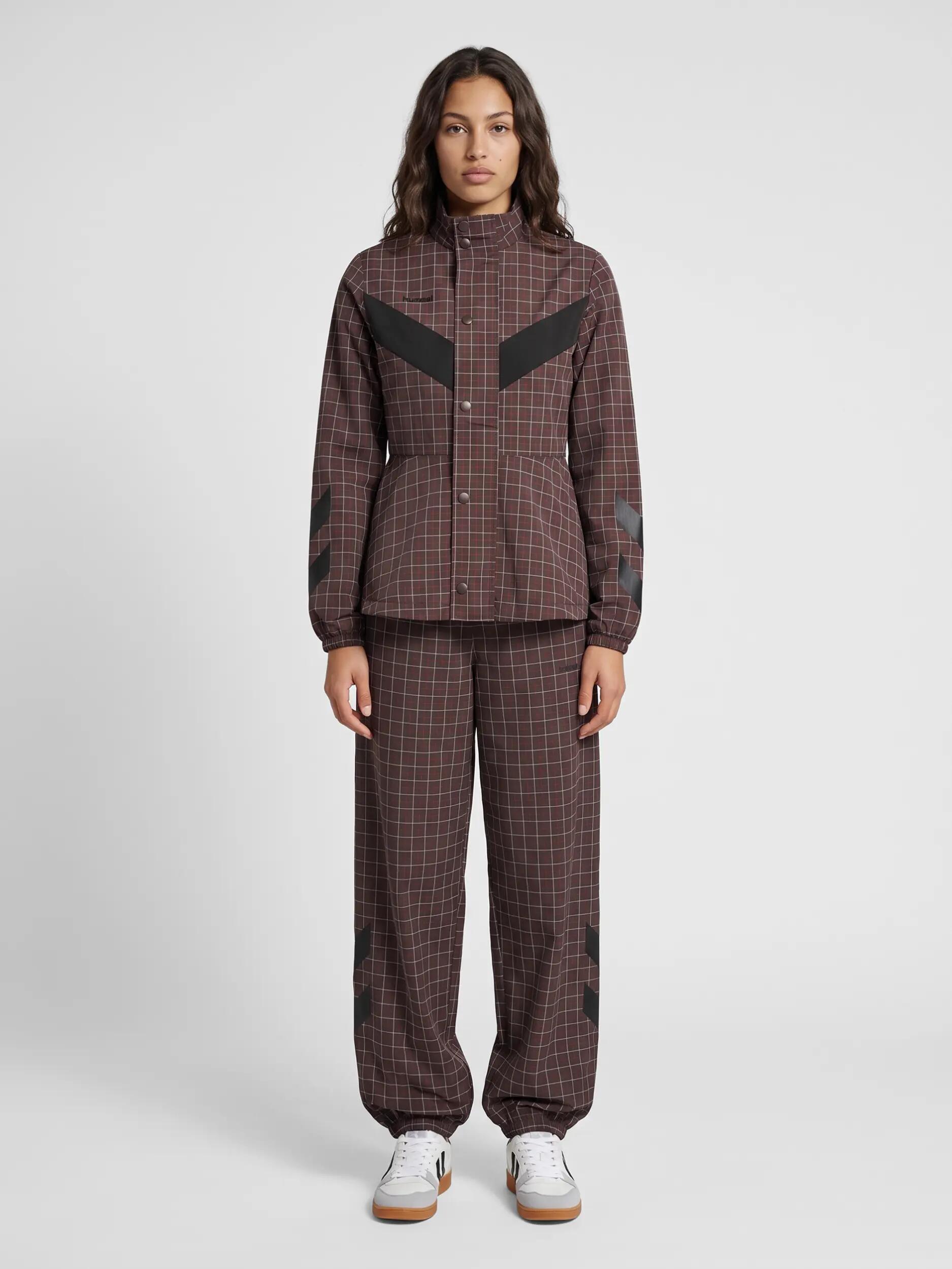 hummel Giacca antivento donna collo alto a quadri – CHECKERS 5/6
