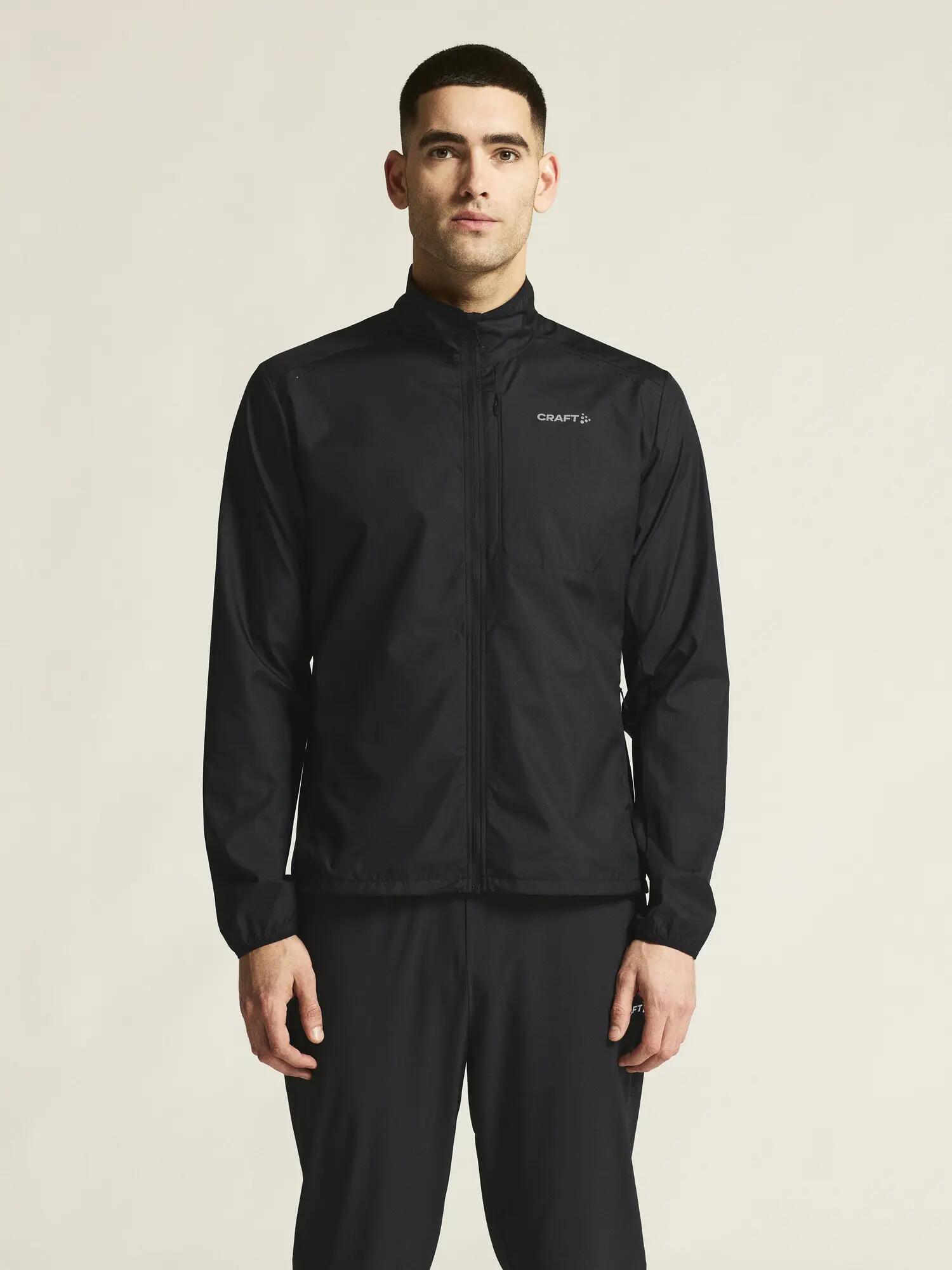 craft Jacke Essence Wind Jacket 2 M – wind- und wasserabweisend – Black 4/7