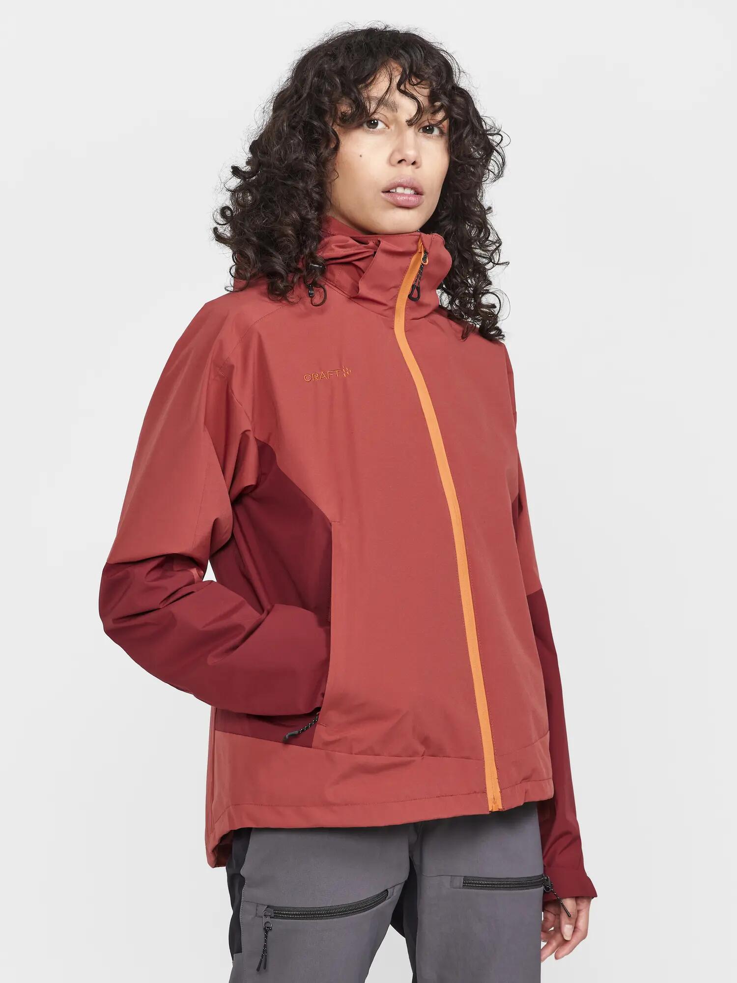 craft CORE Explore Shell Jacket W – Lichtgewicht waterdichte jas Rust 6/6